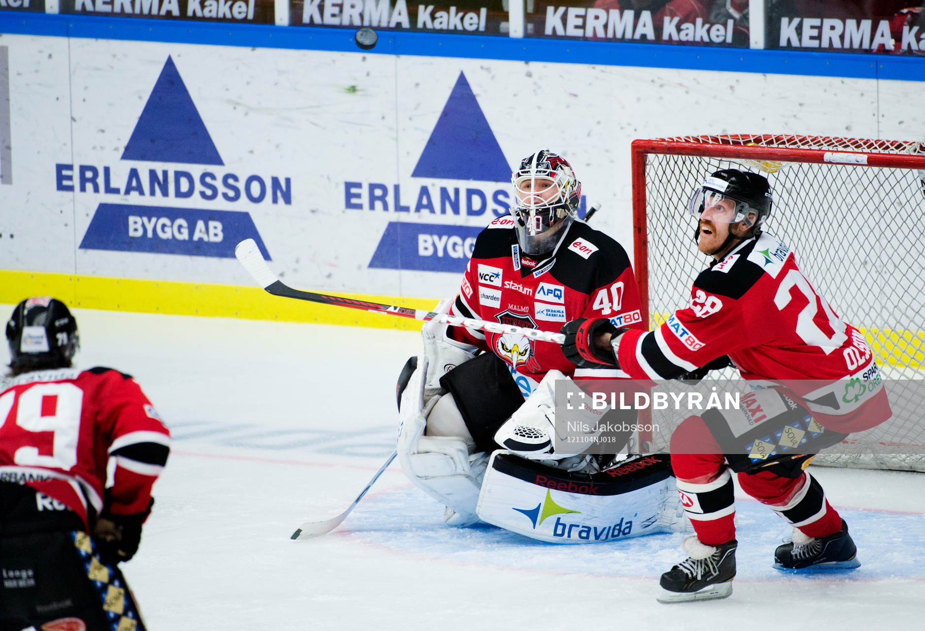 Pontus Sjögren, målvakt, Jens Olsson, Malmö Redhawks