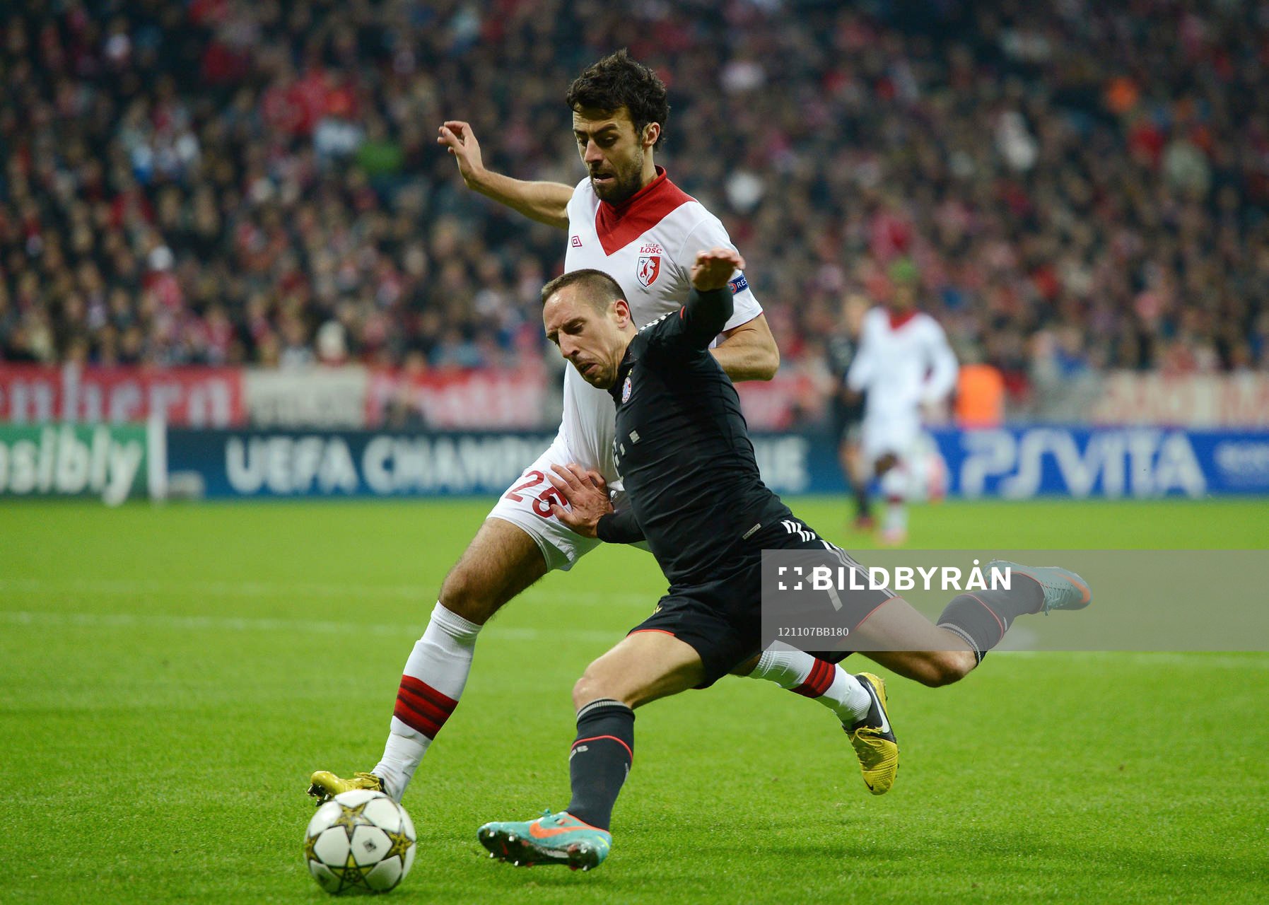 v.l. Marko Basa, Franck Ribery (Bayern)