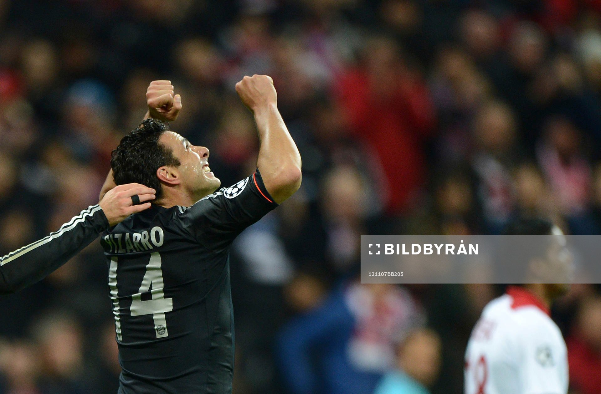 0 Jubel Claudio Pizarro (Bayern)