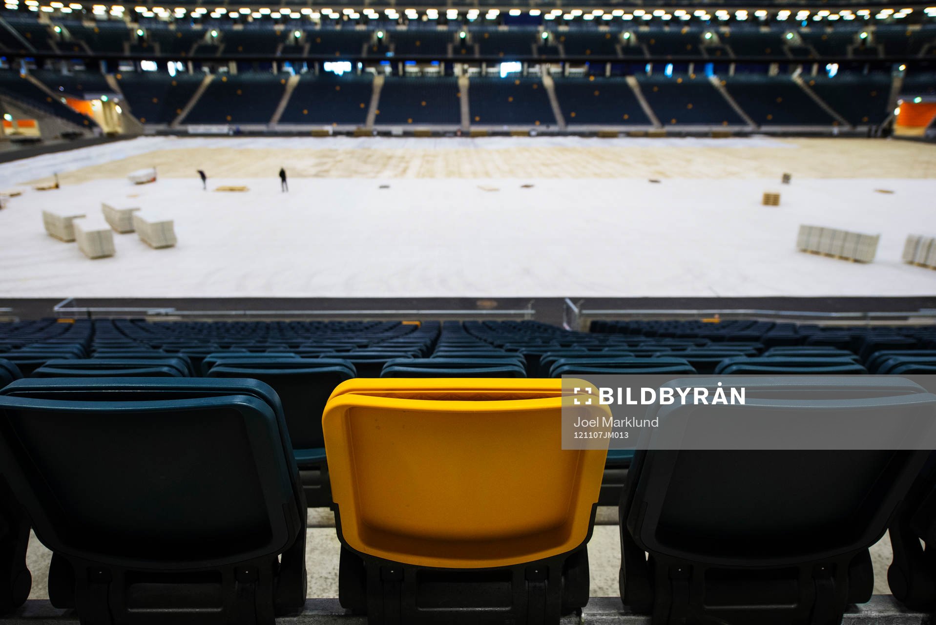 Stolar på sittplats i Friends Arena