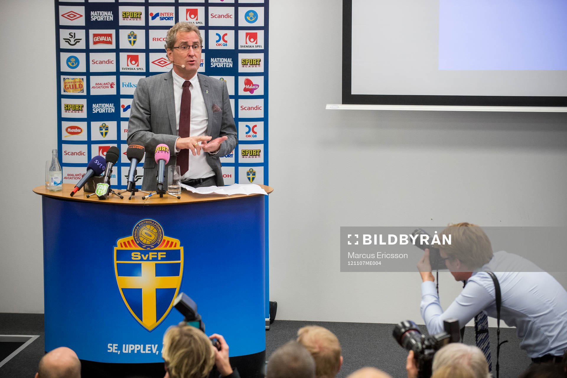 Presskonferens med Erik Hamrén, förbundskapten
