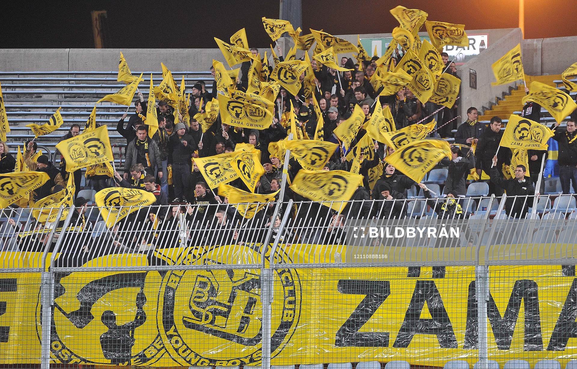 YB Fans vor dem Spiel im Stadion