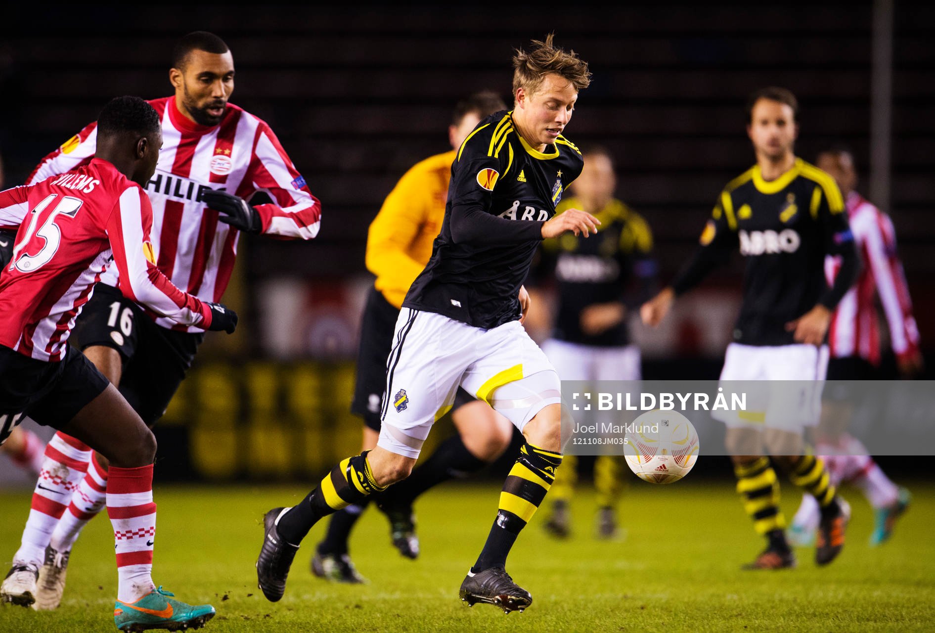 Fotboll, Europa League, AIK - PSV Eindhoven: Viktor Lundberg, AIK.