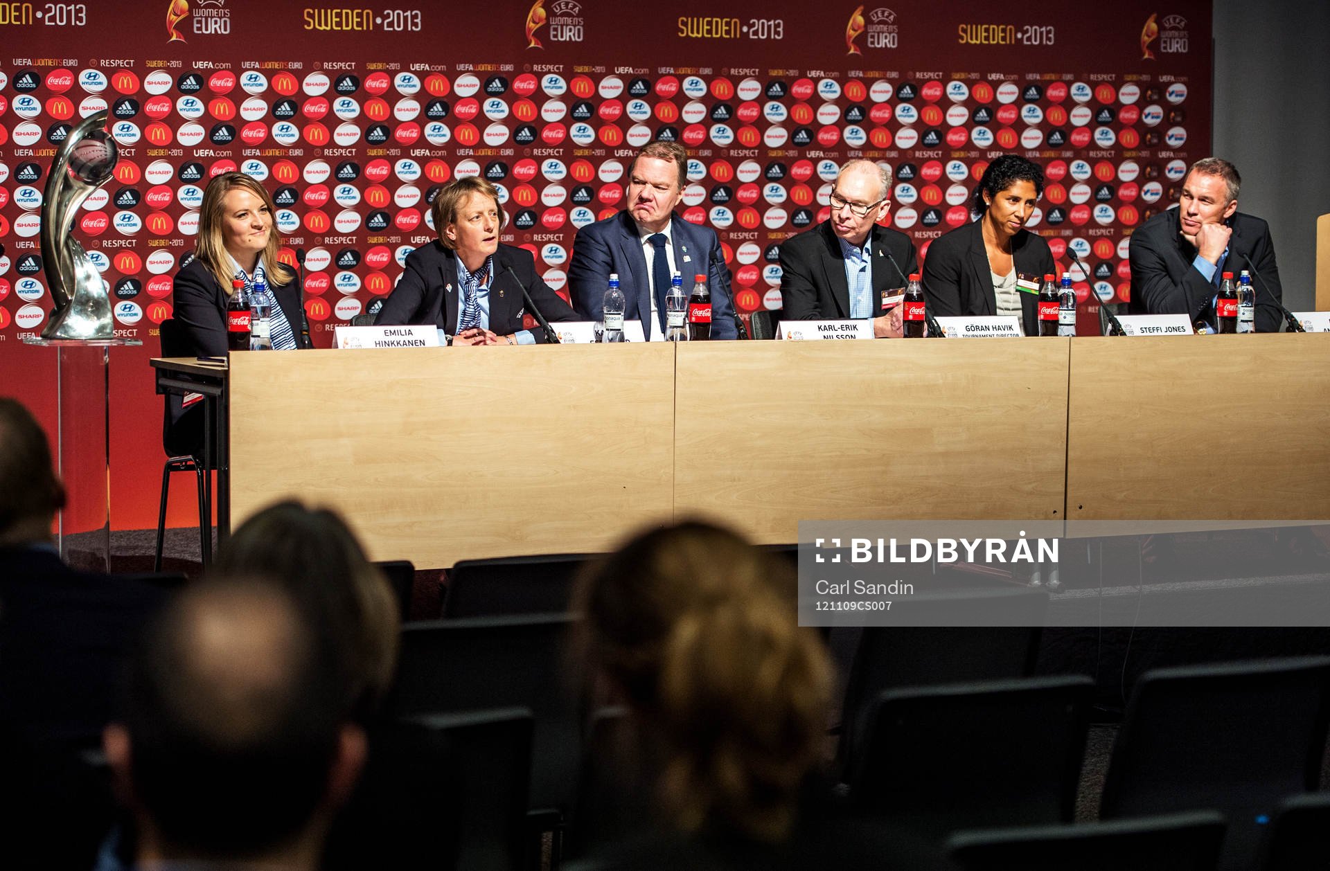 Emilia Hinkkanen, UEFA, Karen Espelund, UEFA, Karl-Erik