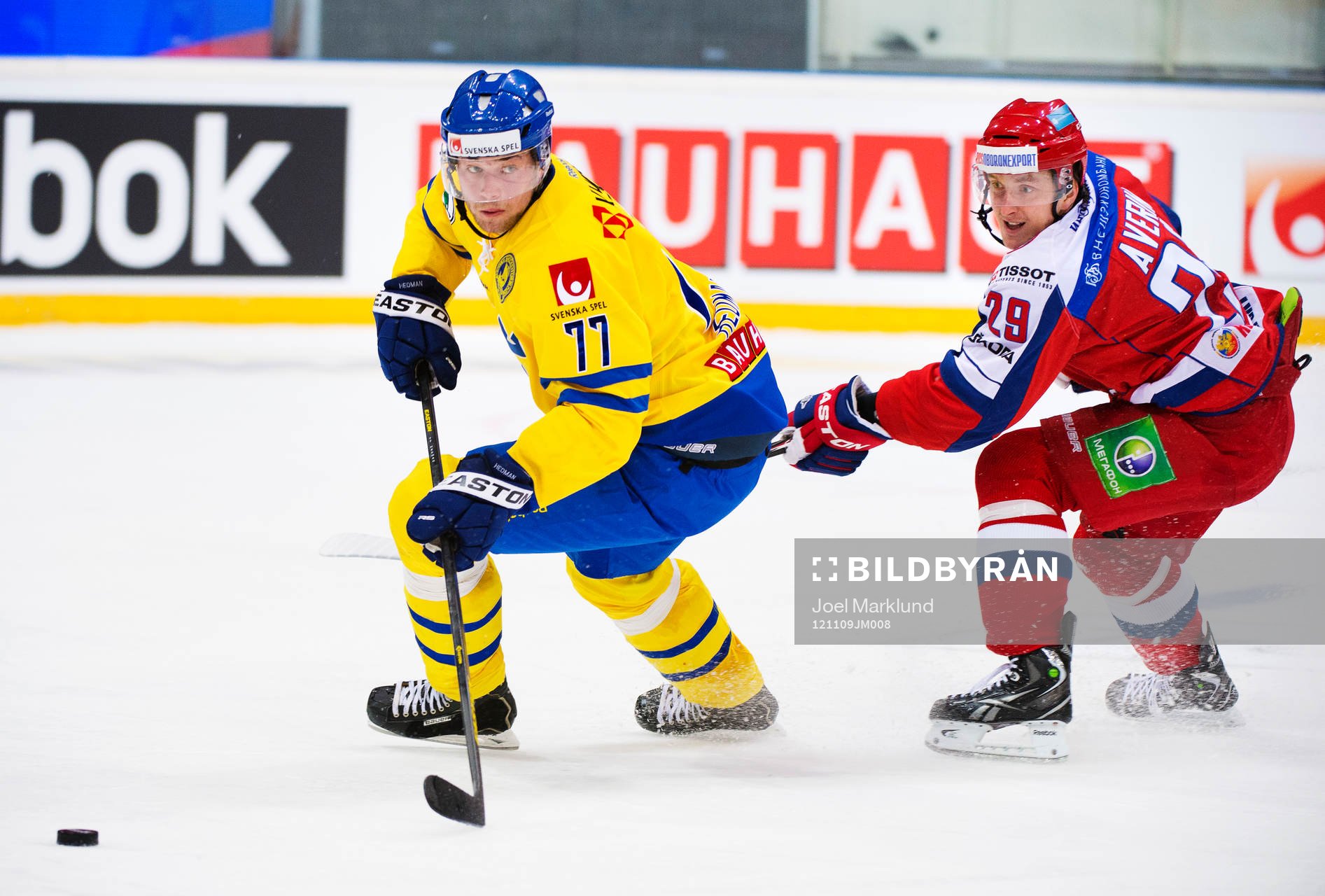 Victor Hedman, Sverige, och Egor Averin, Ryssland