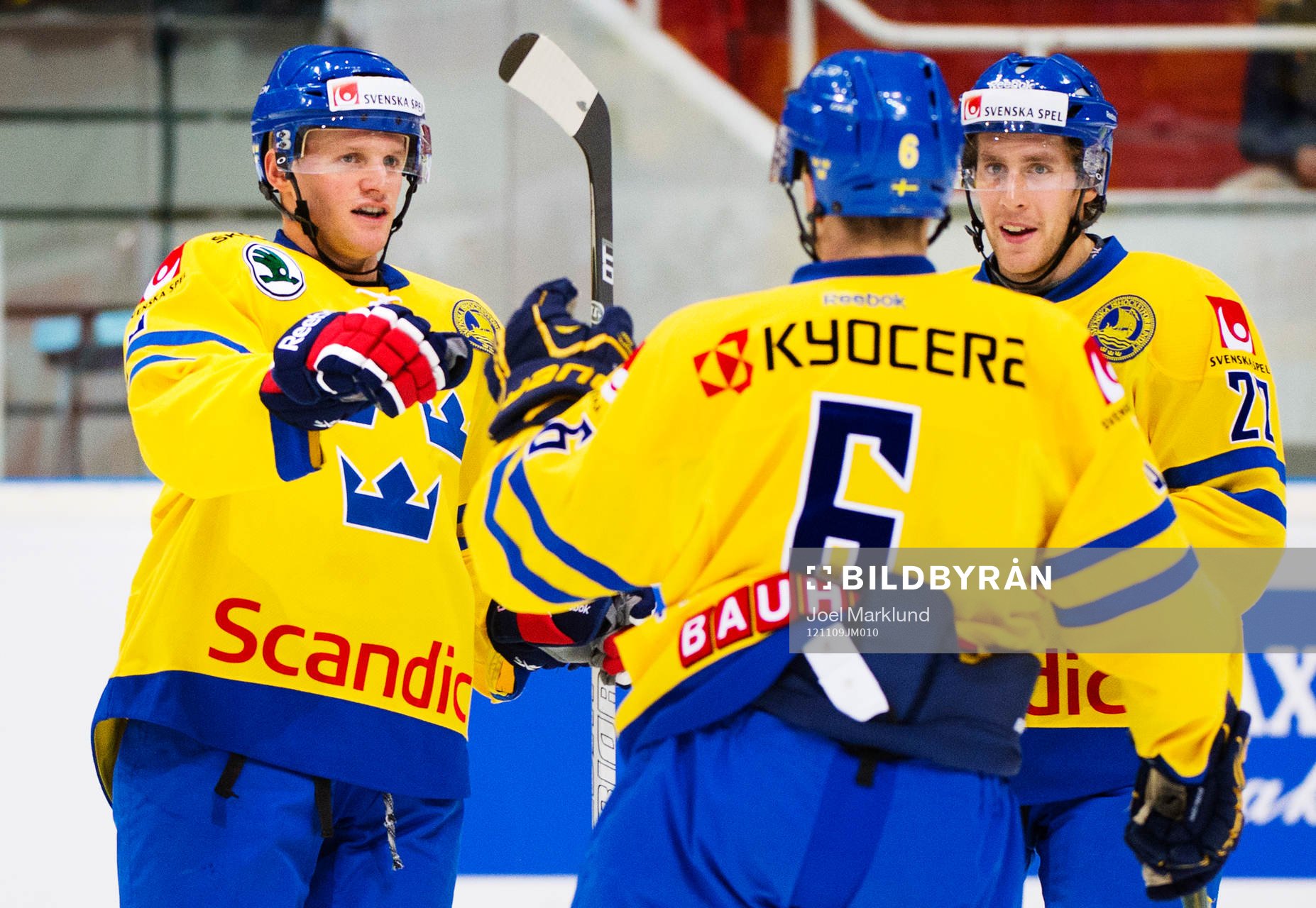 Tony Mårtensson, Oscar Fantenberg och Per Åslund,
