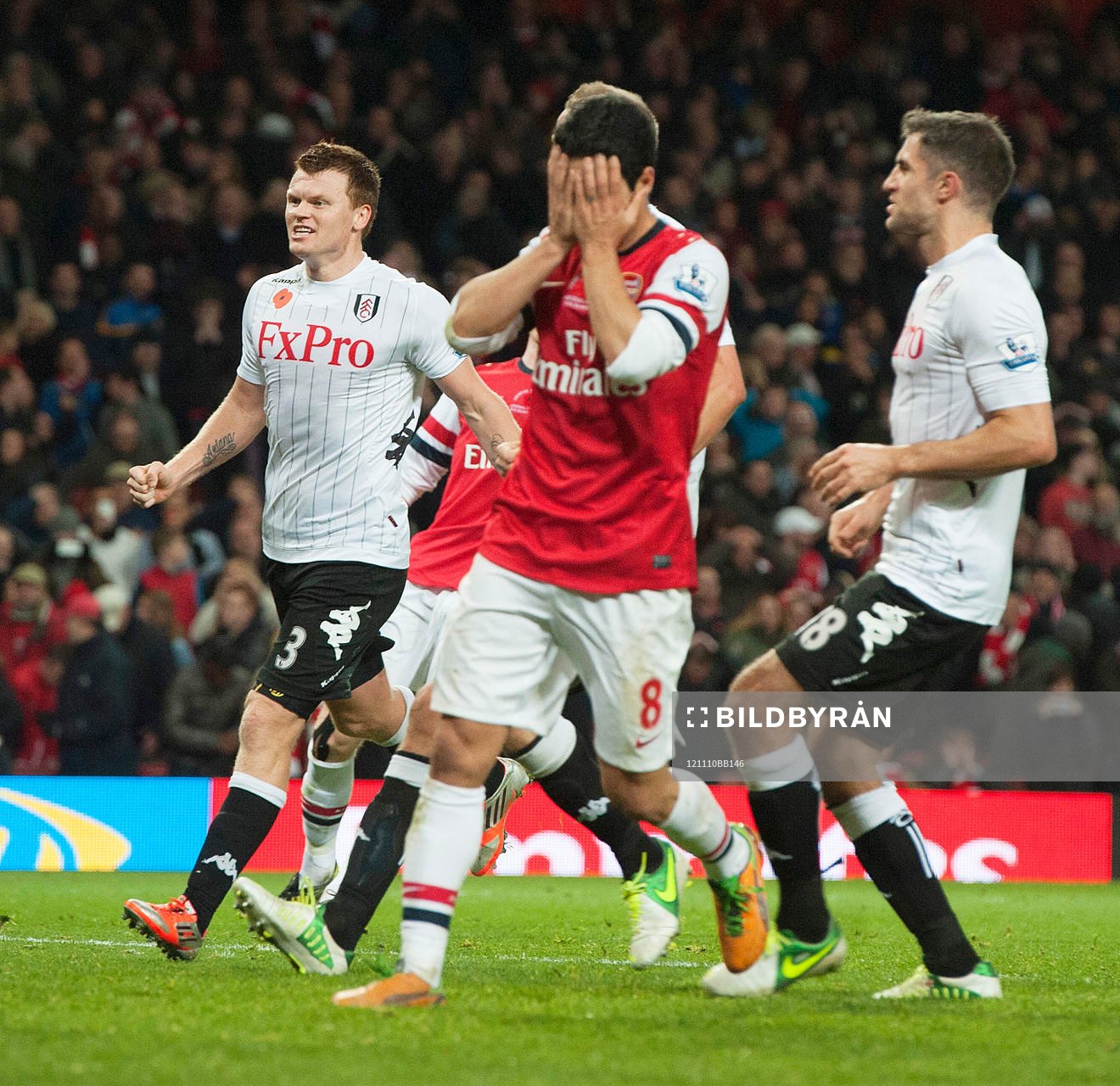 Football - Arsenal v Fulham - Barclays Premier League -
