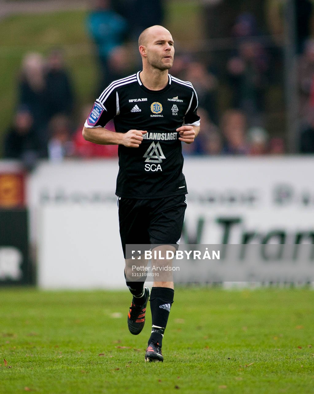 Fotboll, kval till Allsvenskan, Halmstad - GIF Sundsvall: Roger Risholt, GIF Sundsvall.