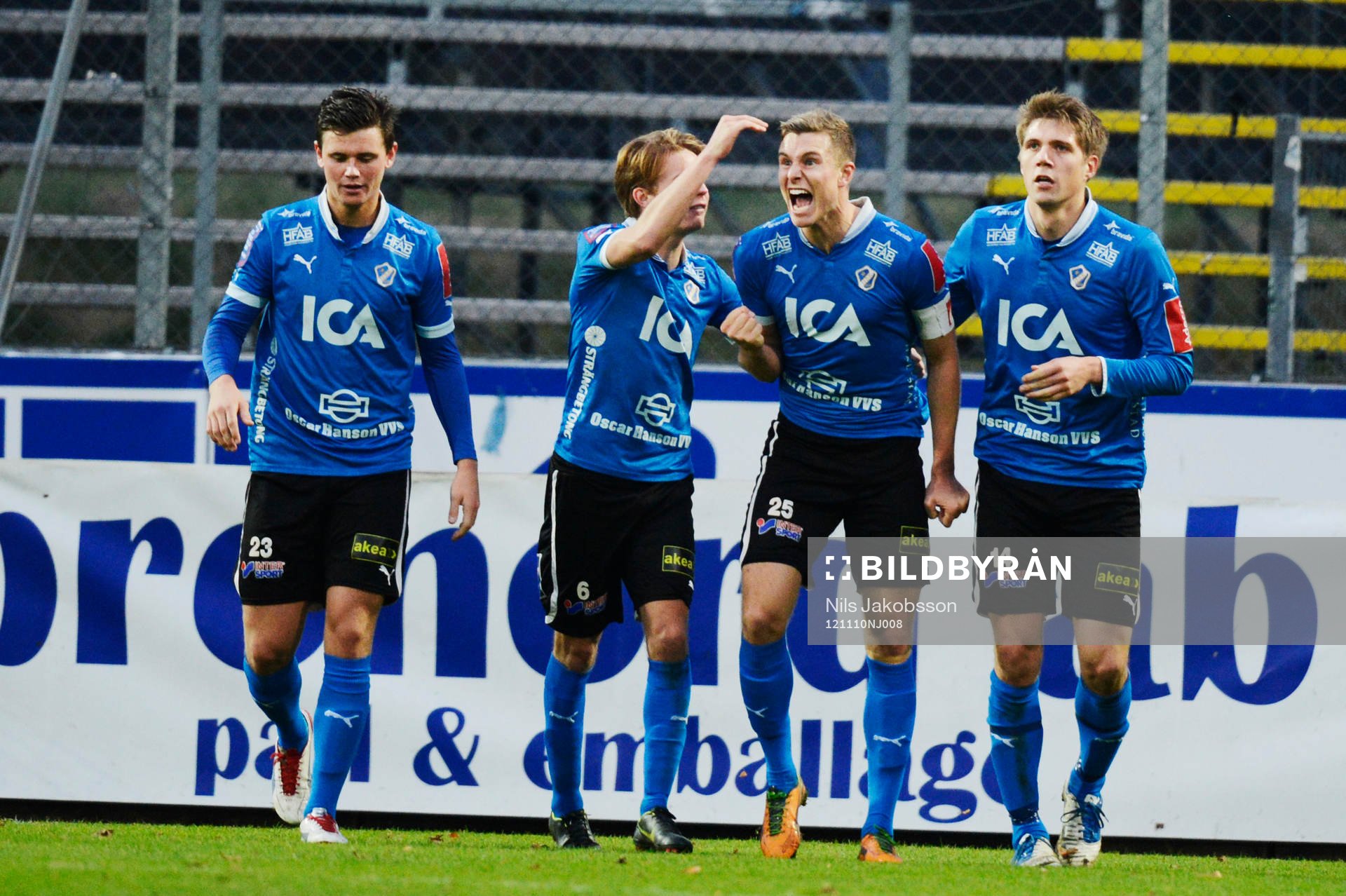 Rickard Magyar, Halmstad, jublar