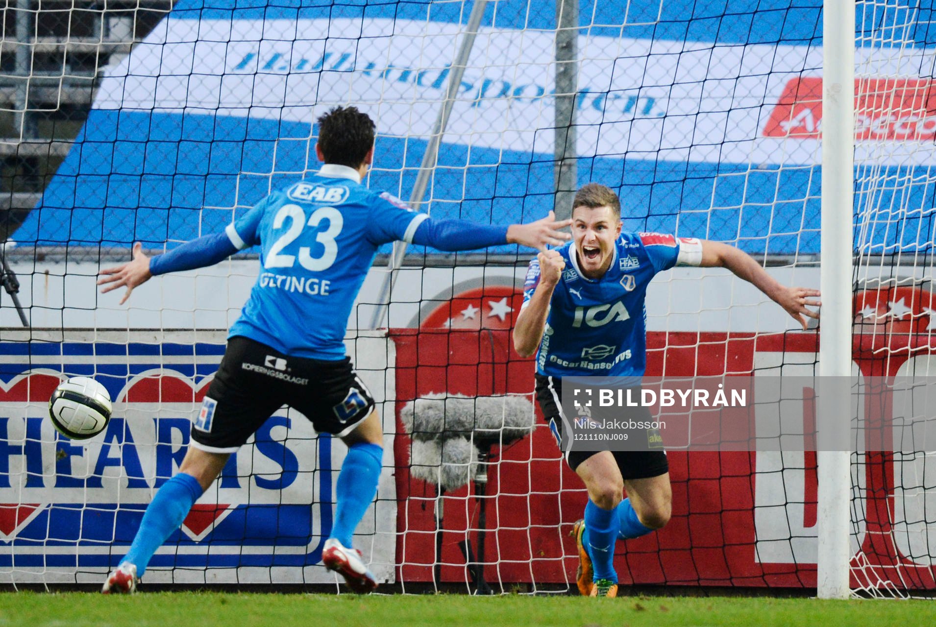  Rickard Magyar, Halmstad, jublar efter 1-0