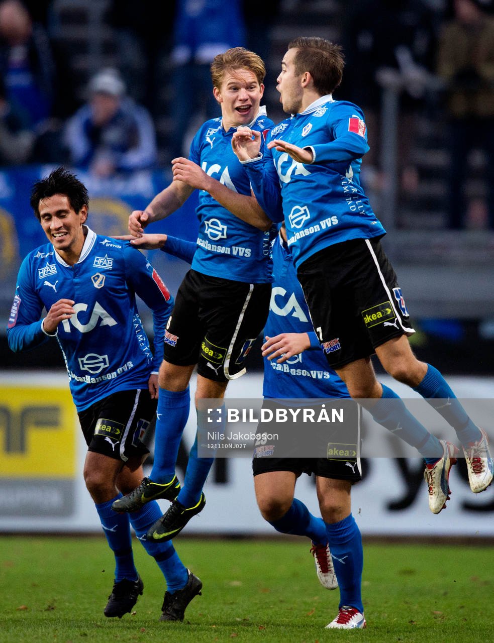 Johan Blomberg, Kristinn Steindórsson, Halmstad jublar på