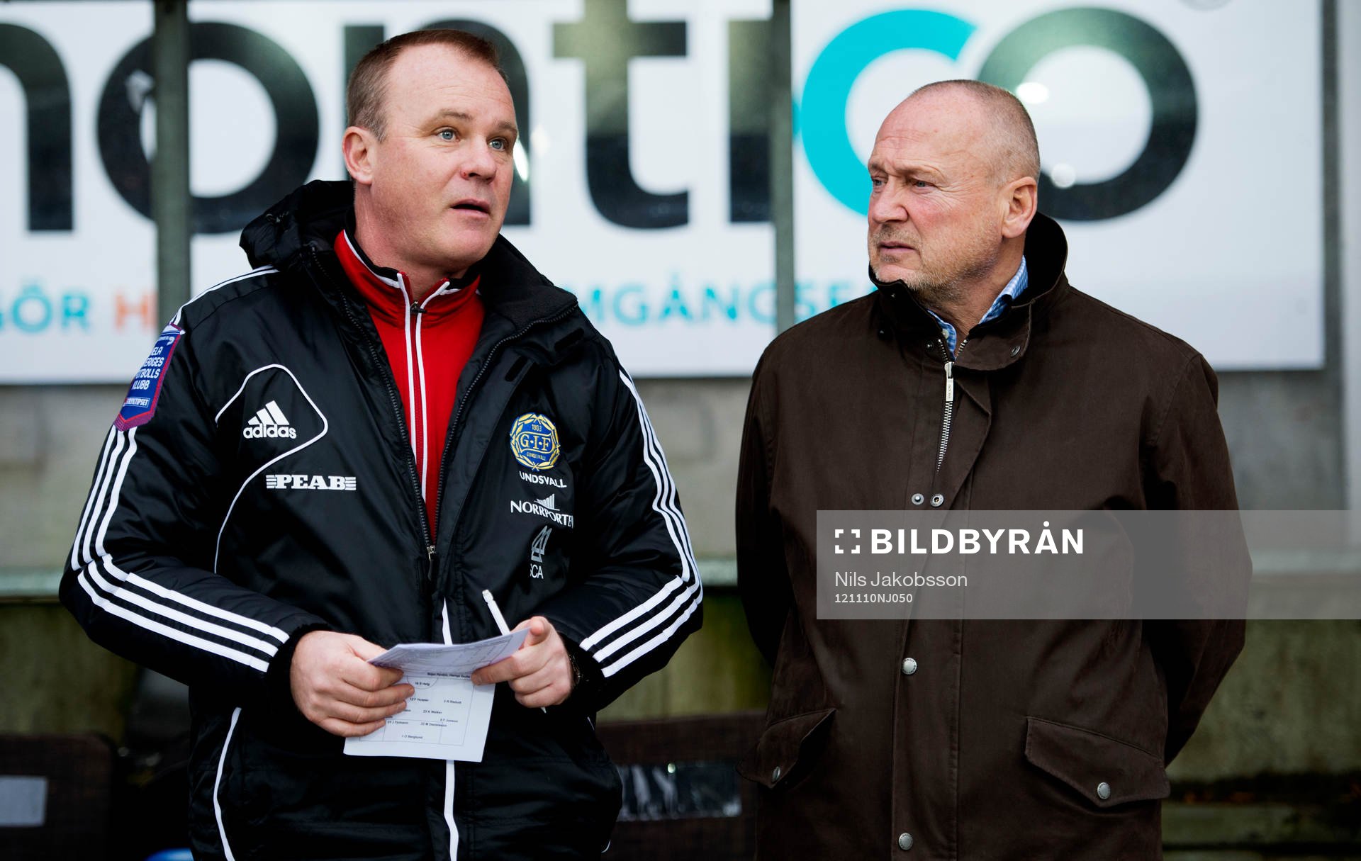 Roger Franzén, assisterande tränare, Sören Åkeby,