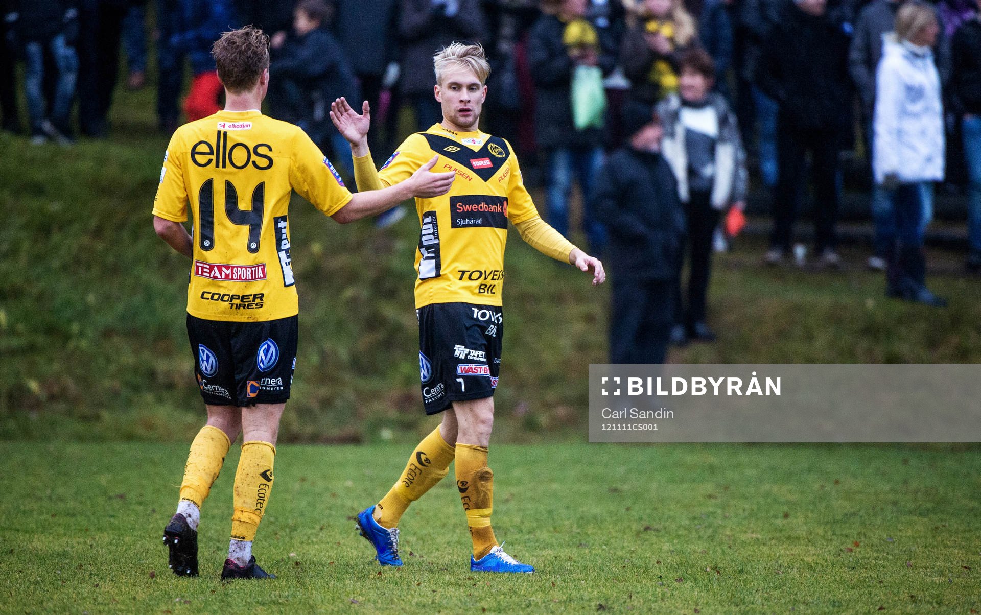 Fotboll, Svenska Cupen, Hovslätt - Elfsborg: Johan Larsson, Elfsborg, jublar efter 0-1.