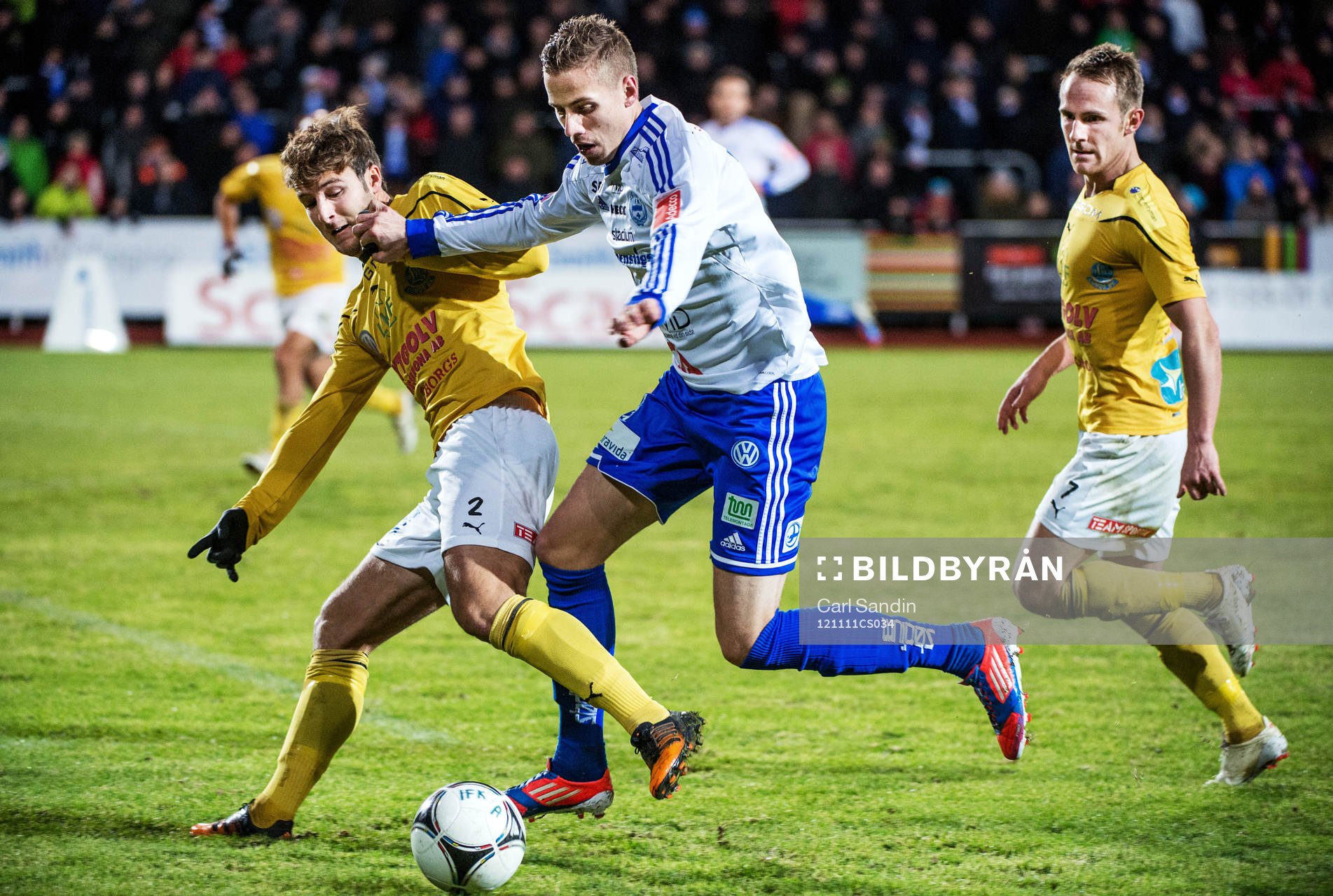 Närkamp mellan Adam Svensson, Lund, och Sebastian