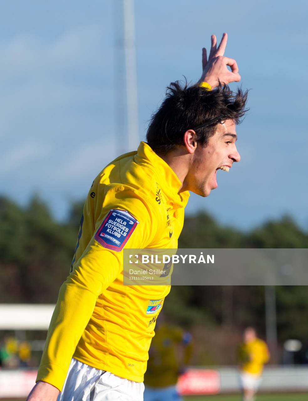 Zlatan Krizanovic, Falkenberg, gör 1-0, jubel