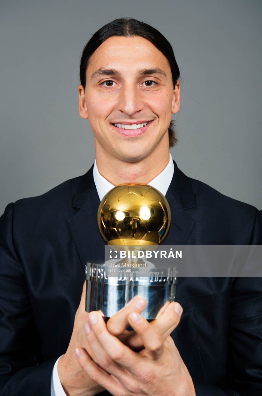 Vinnare av Guldbollen 2012, Zlatan Ibrahimovic, Paris SG