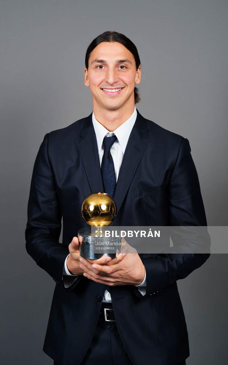 Vinnare av Guldbollen 2012, Zlatan Ibrahimovic, Paris SG