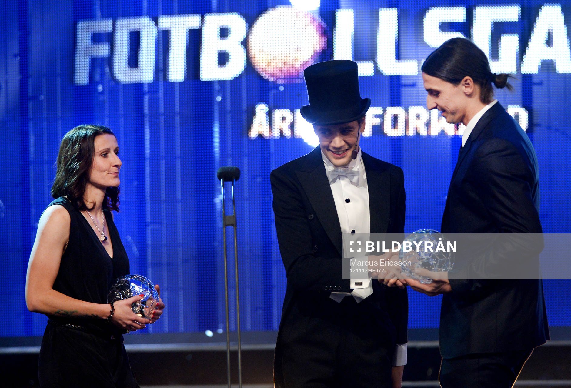 Anja Mittag och Zlatan Ibrahimovic får pris som årets