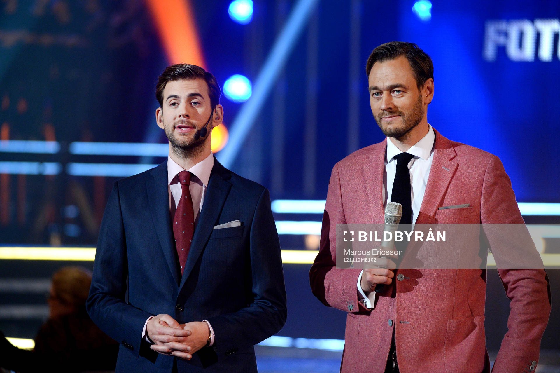 Pär Lernström och Olof Lundh när fotbollskanalens