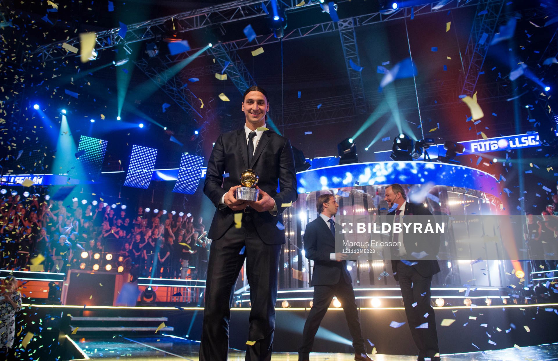Zlatan Ibrahimovic med Guldbollen