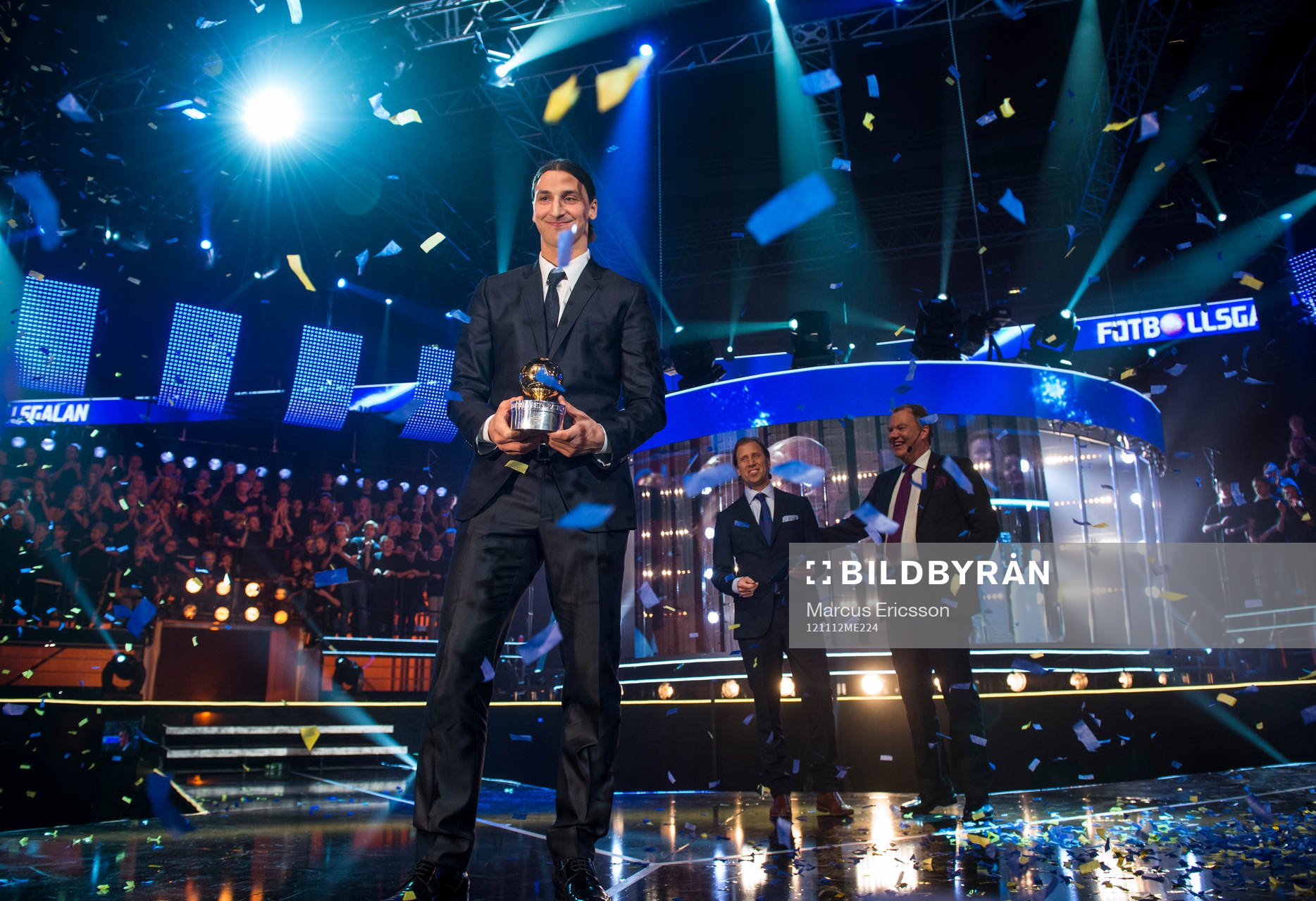 Zlatan Ibrahimovic med Guldbollen