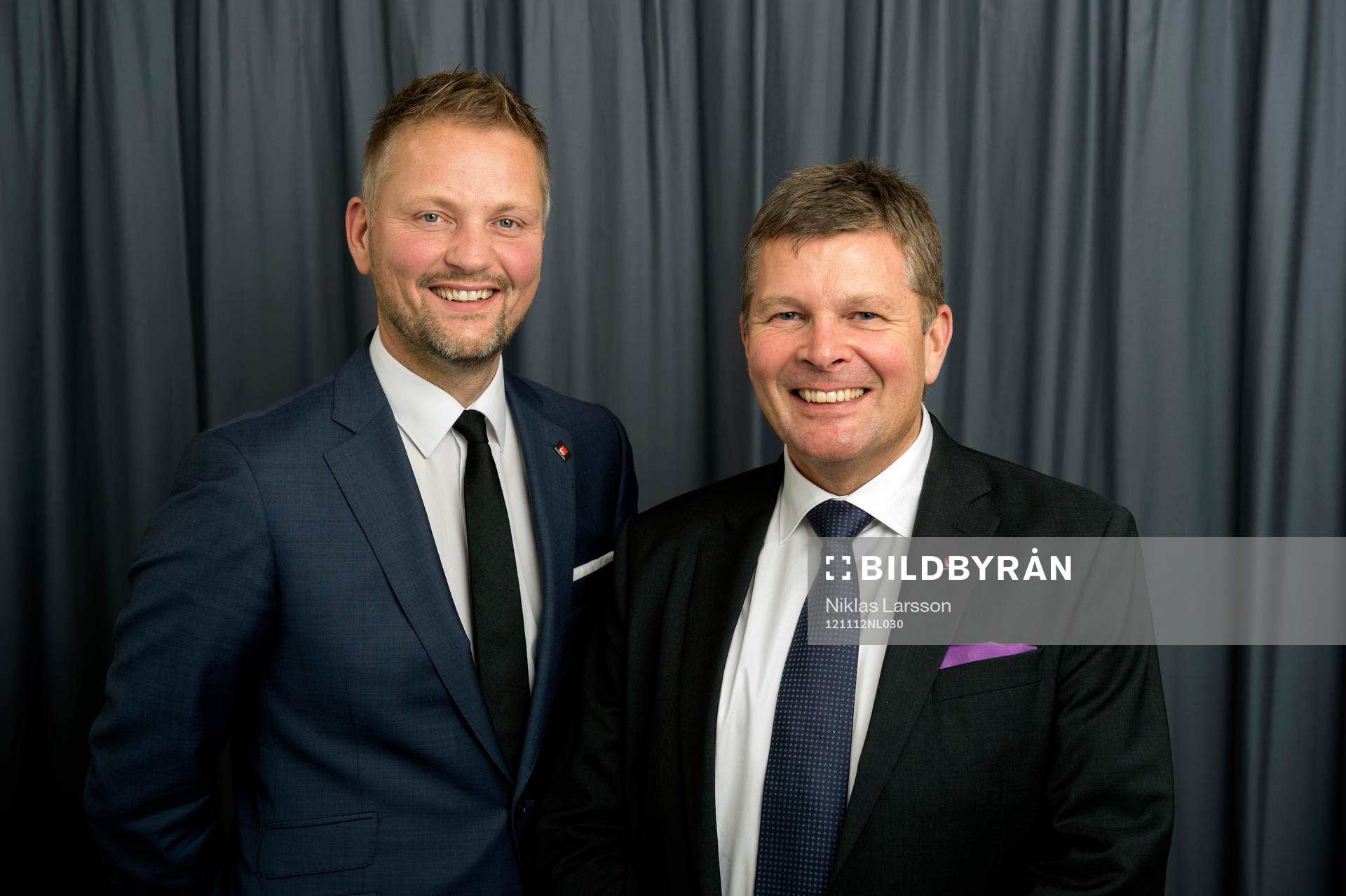 Svenska Spels vd Lennart Käll och varumarknadschef Johan