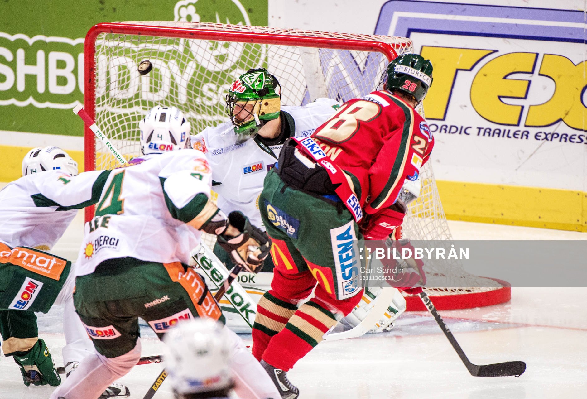 Dick Axelsson, Frölunda, gör 1-1