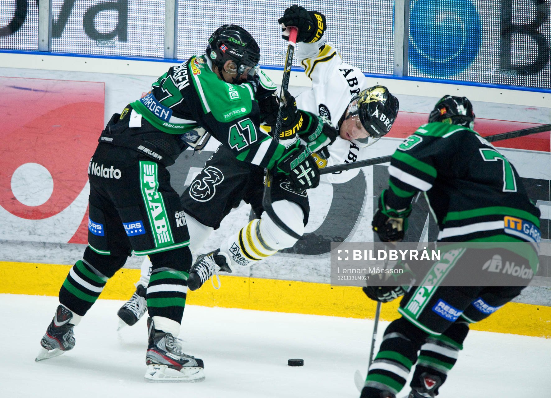 Alexander Bonsaksen, Rögle, trycker till en AIK-are