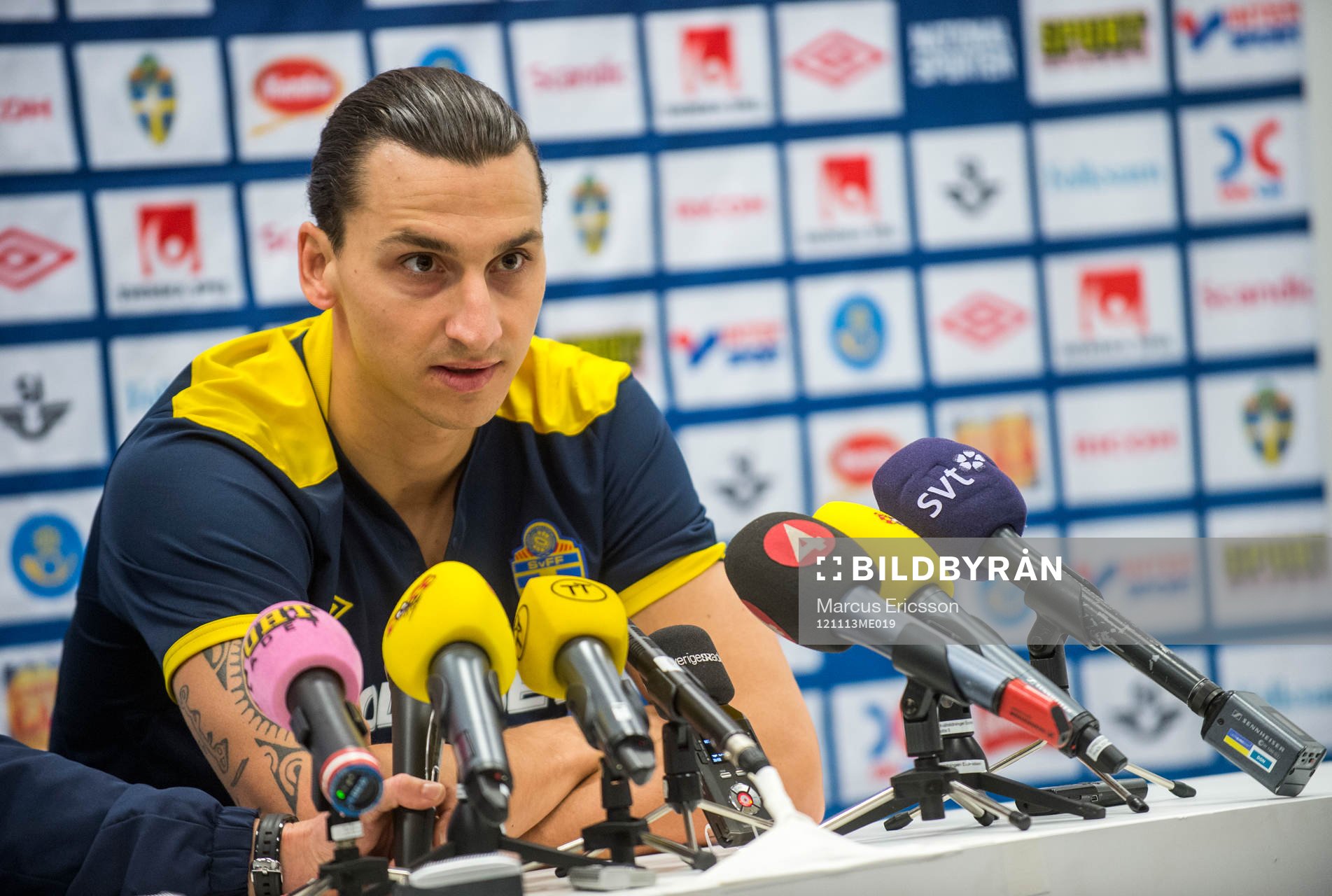 Presskonferens med Zlatan Ibrahimovic