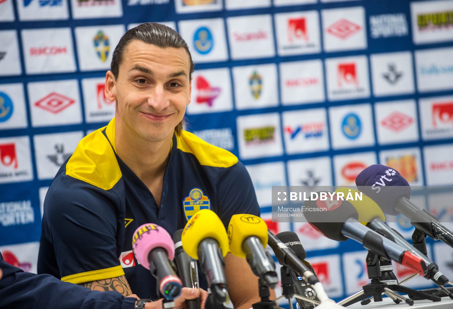 Presskonferens med Zlatan Ibrahimovic