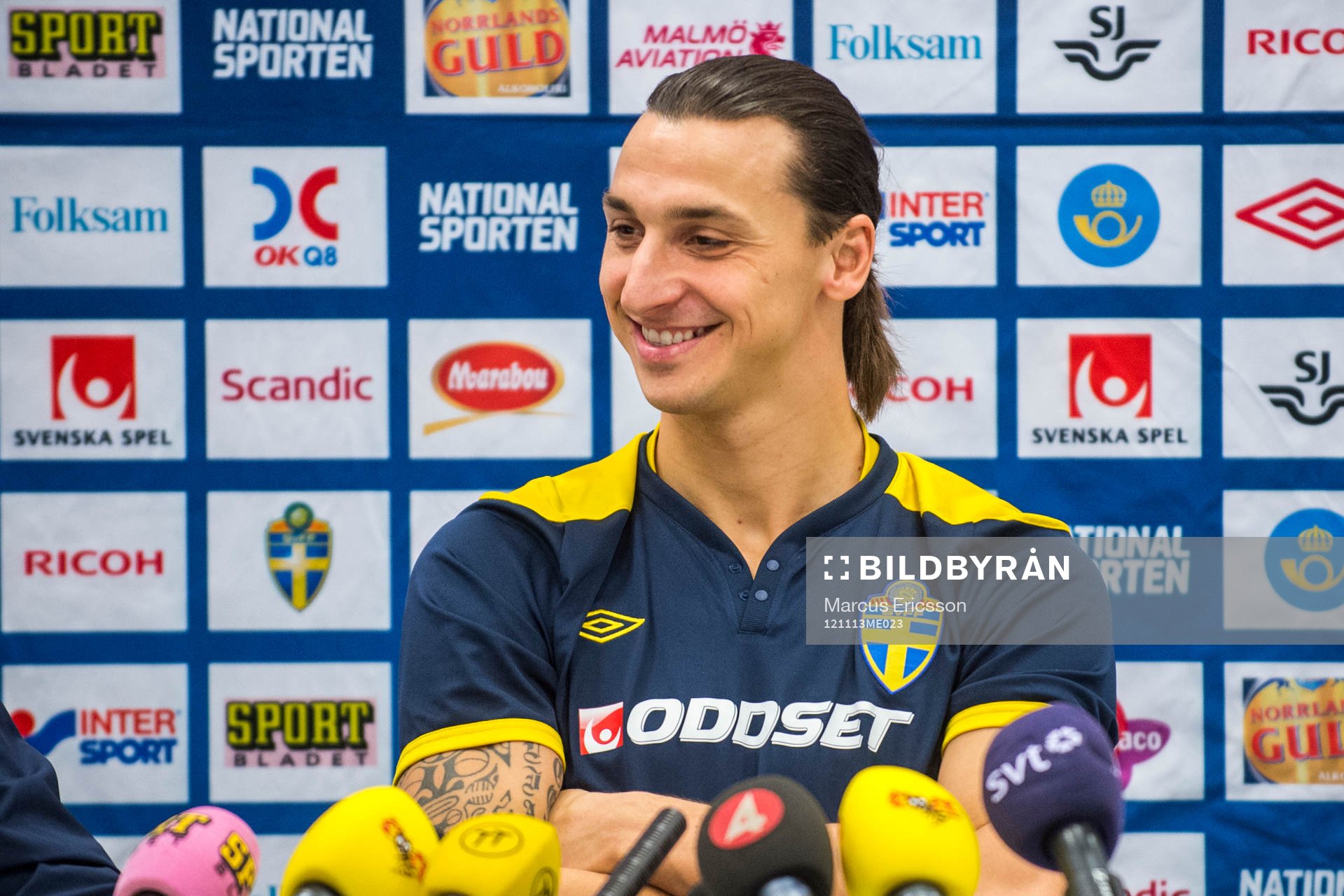 Presskonferens med Zlatan Ibrahimovic