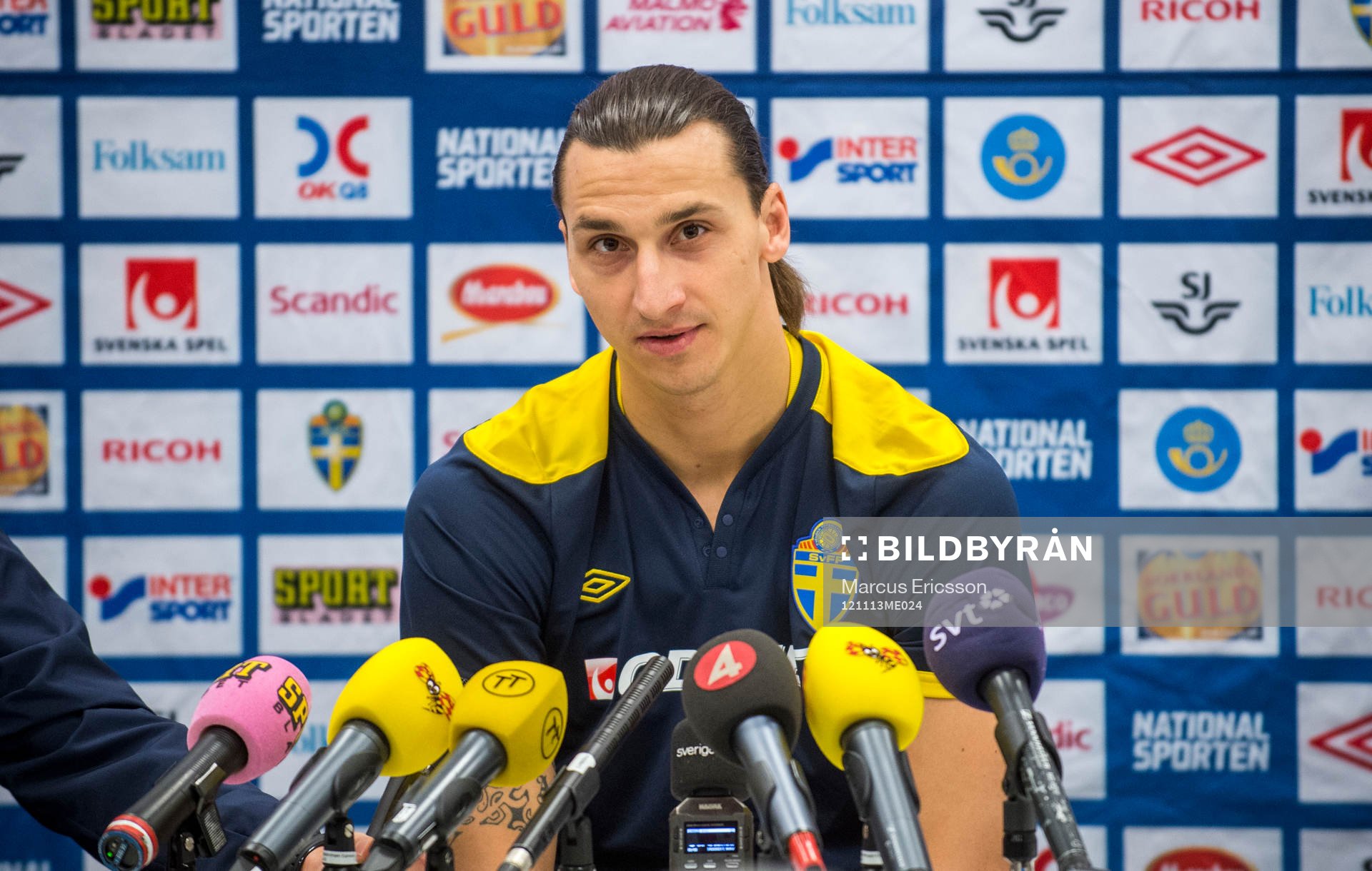 Presskonferens med Zlatan Ibrahimovic
