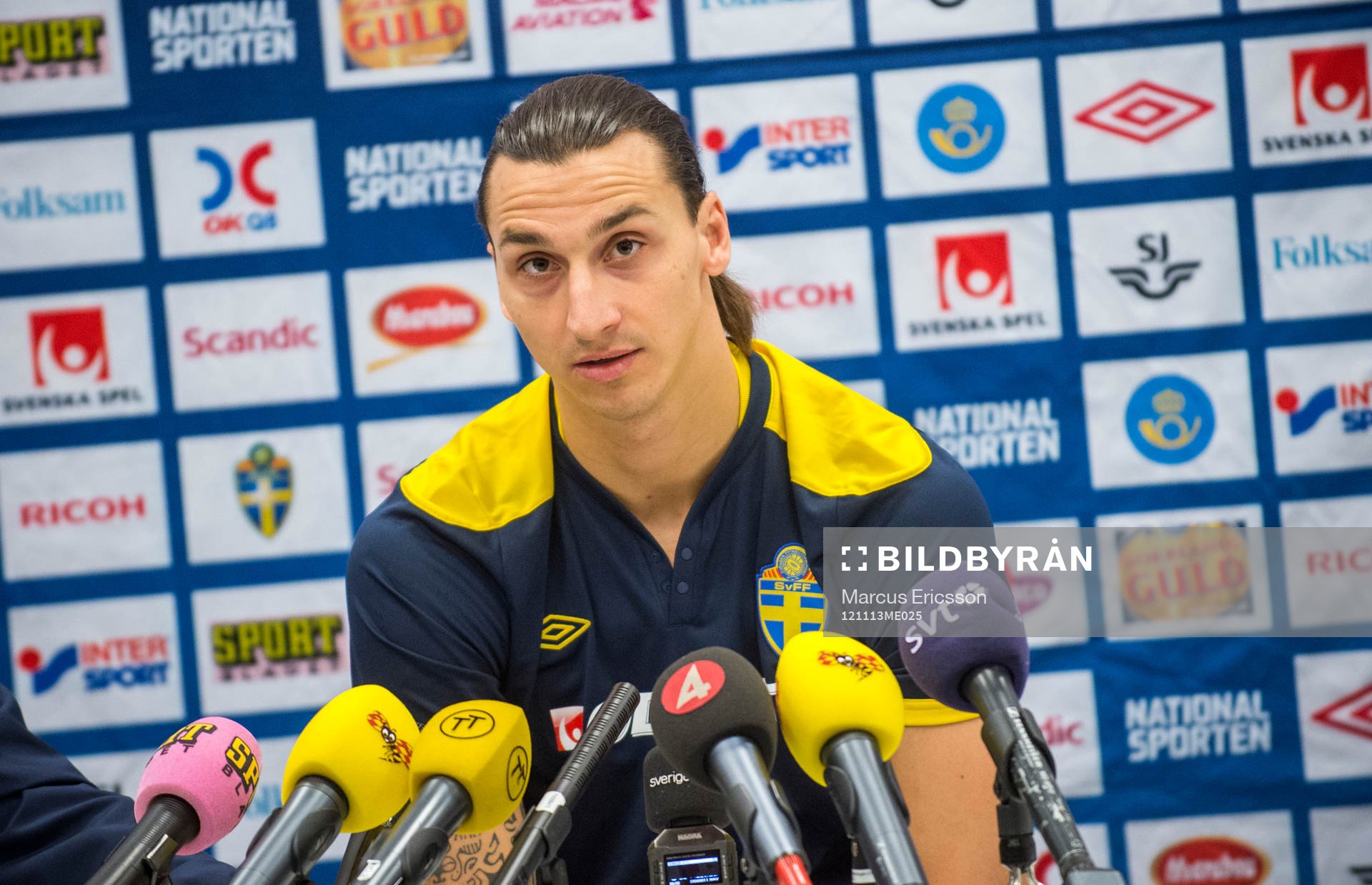 Presskonferens med Zlatan Ibrahimovic