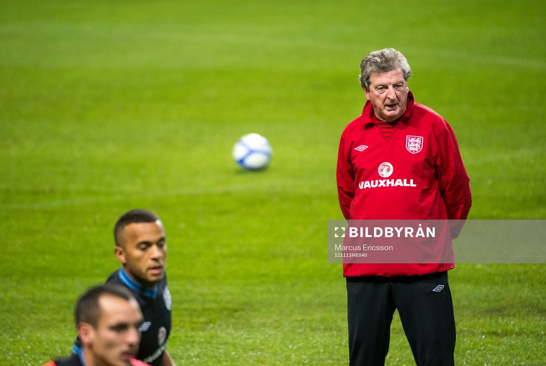 England tränar på Friends Arena. Roy Hodgson,