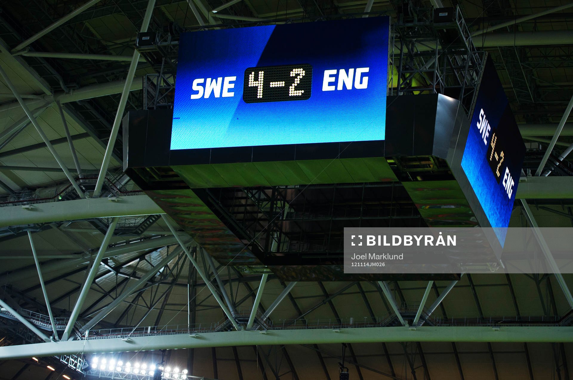 Slutresultatet i matchen blev 4-2