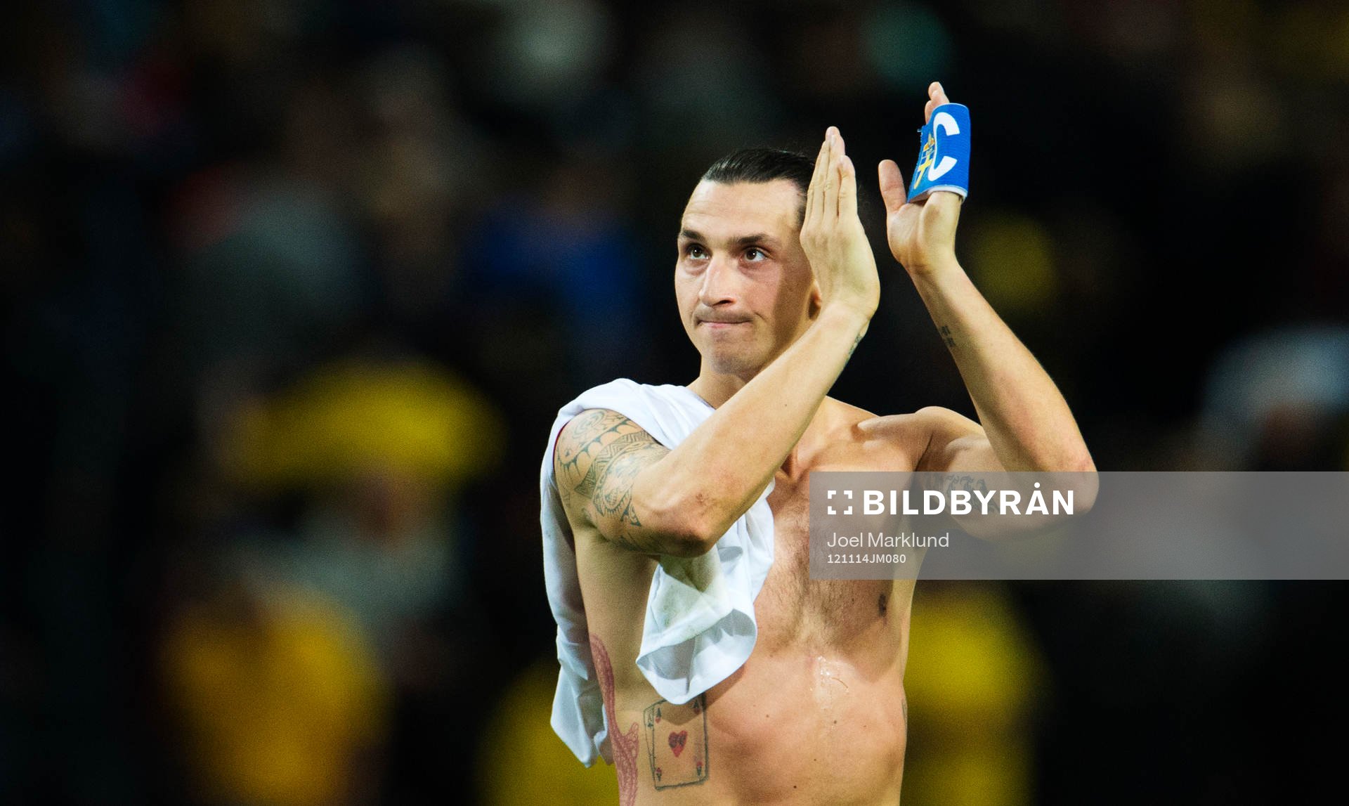 Zlatan Ibrahimovic, Sverige, tackar fansen