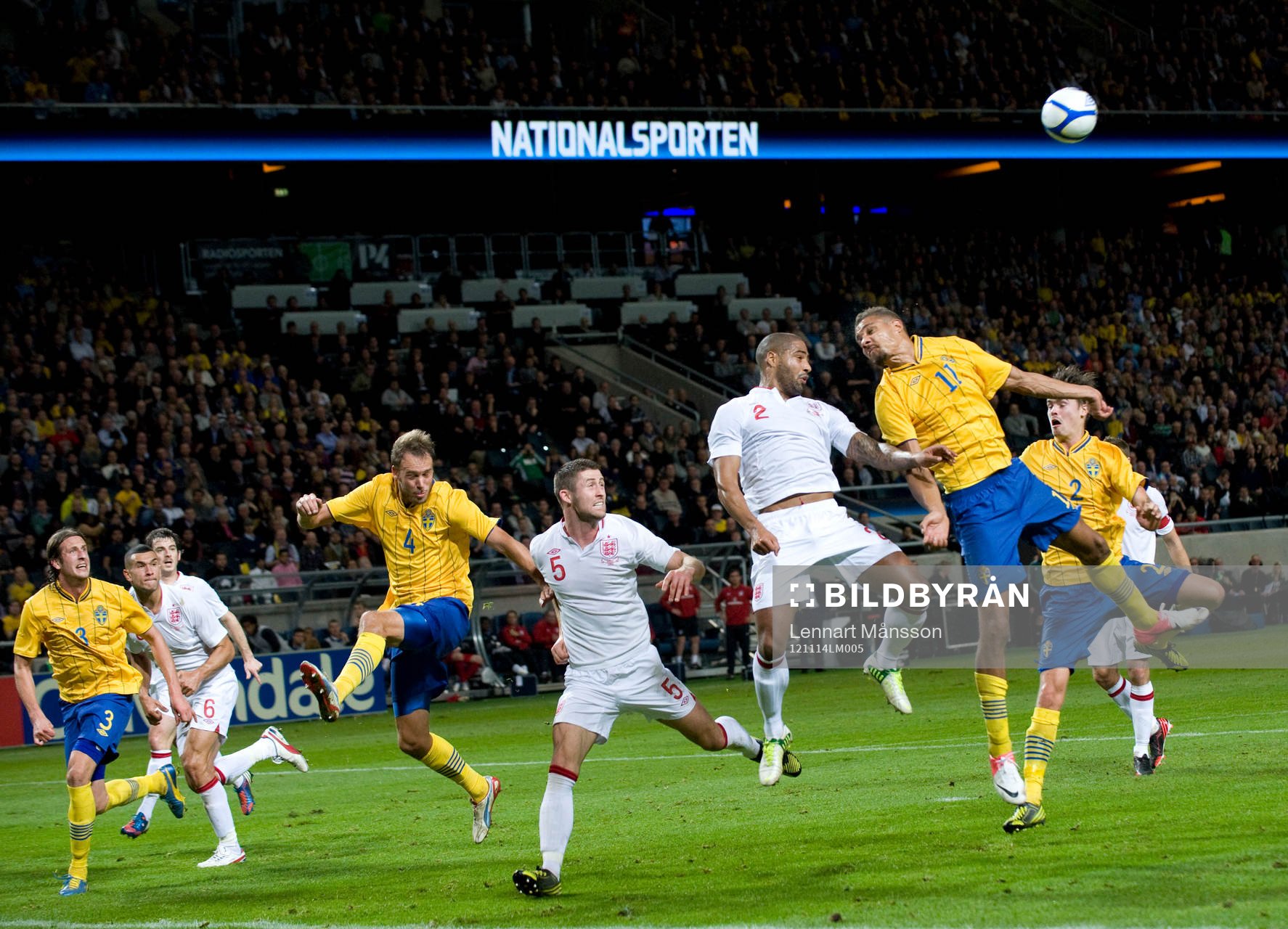 Mathias Ranegie, Sverige och Glen Johnson, England