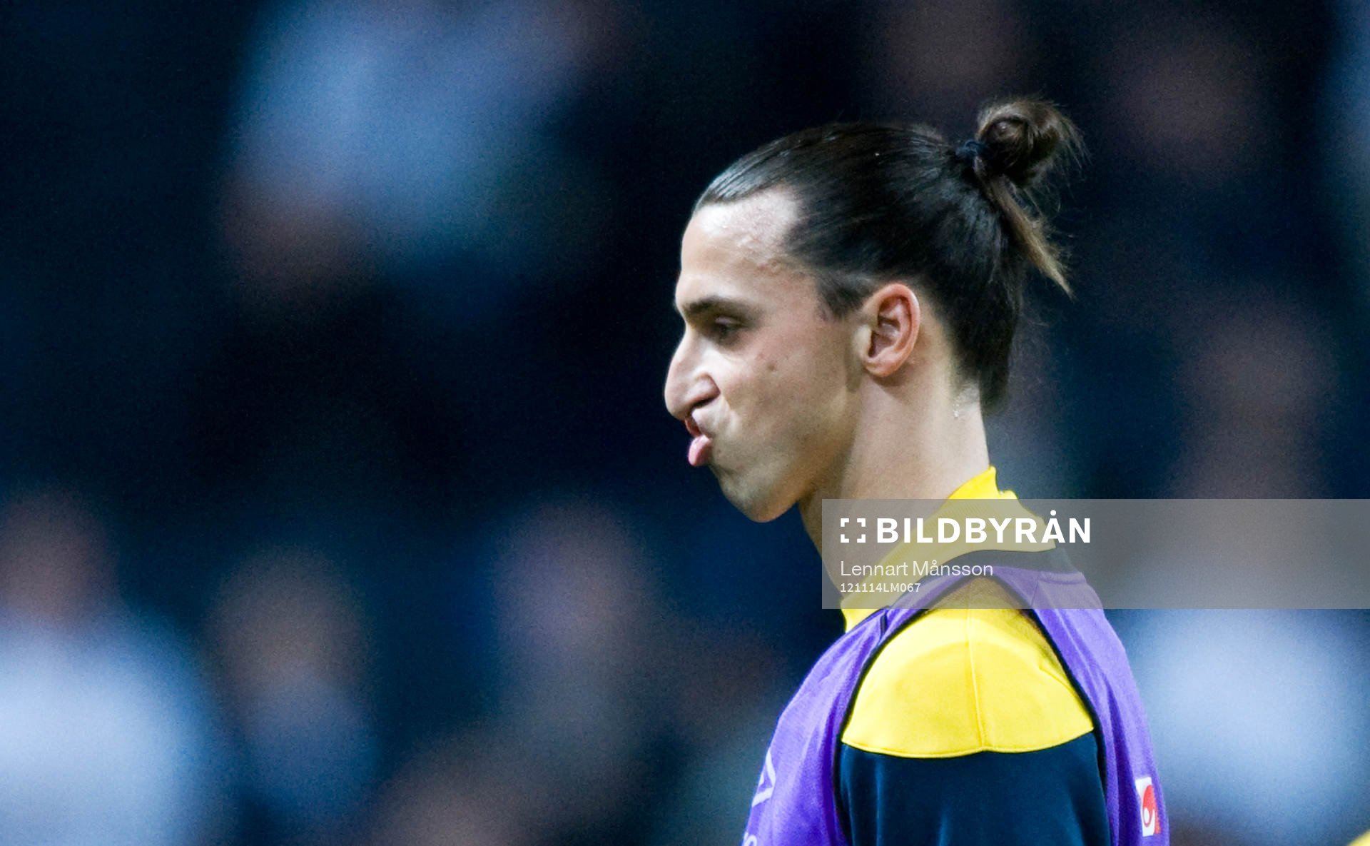 Zlatan Ibrahimovic, Sverige, gör anktruten