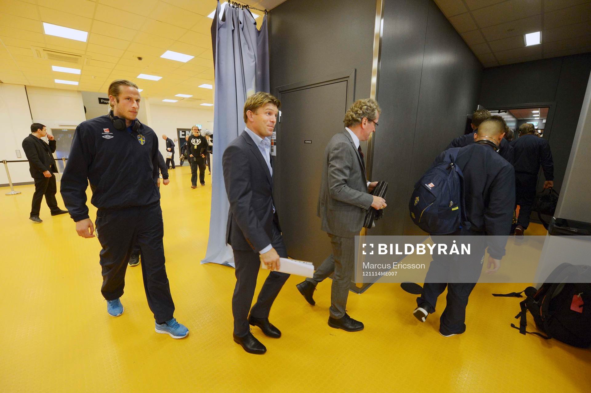Jonas Olsson, Marcus Allbäck, players manager och Erik