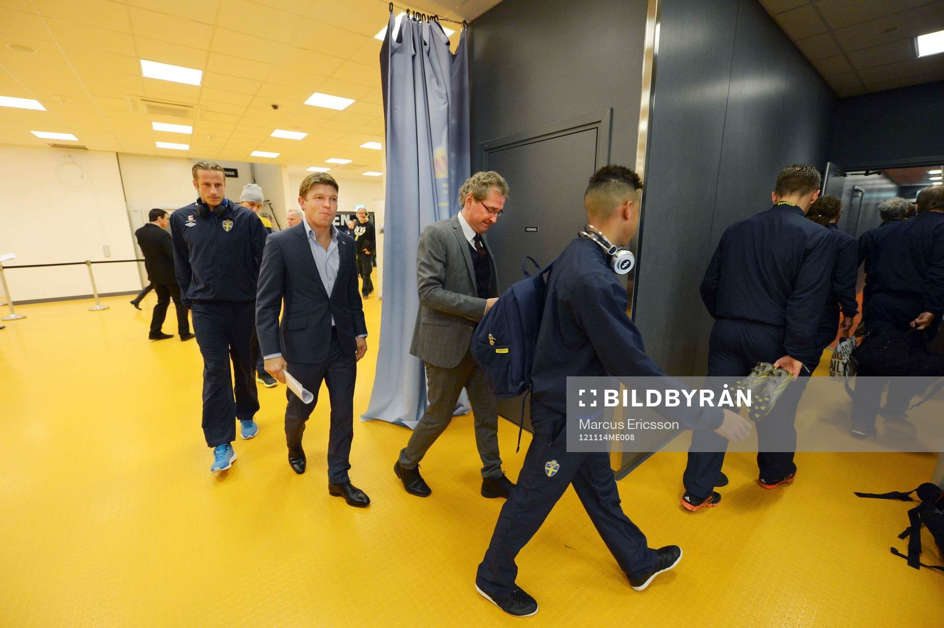 Jonas Olsson, Marcus Allbäck, players manager och Erik