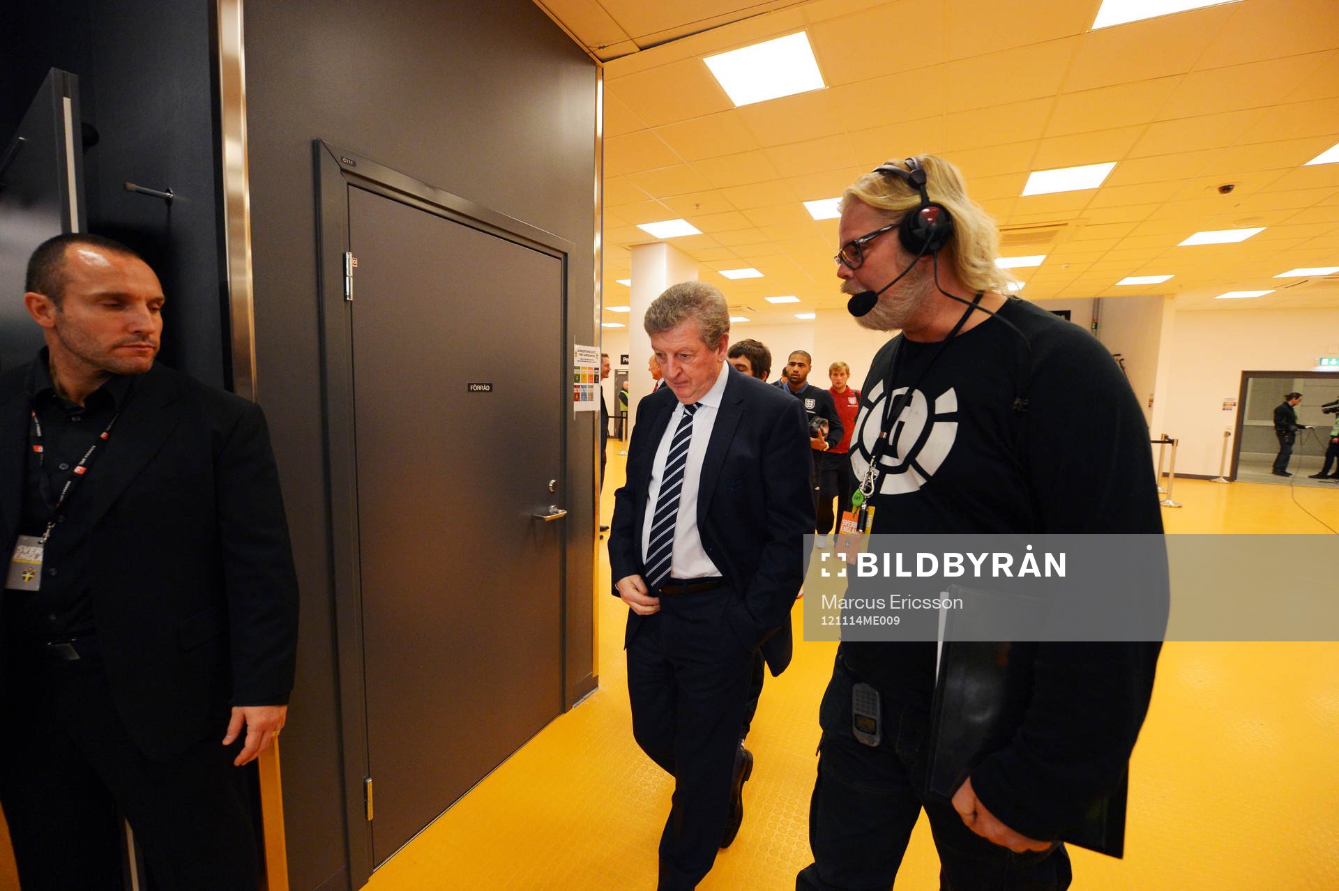 Roy Hodgson, förbundskapten, England, anländer