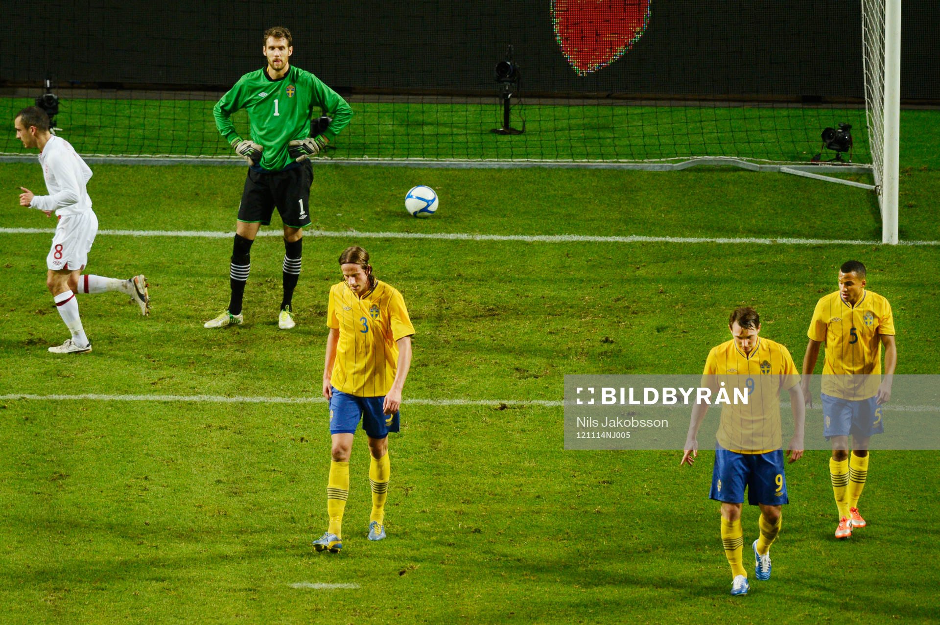 Andreas Isaksson, målvakt, Jonas Olsson, Kim Källström