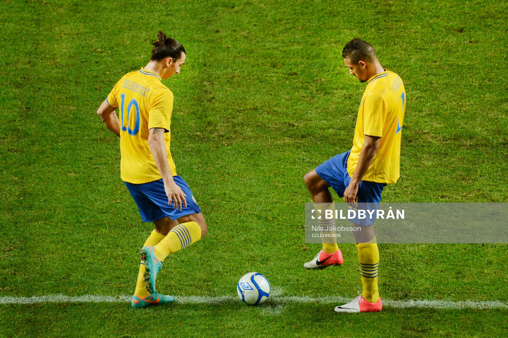 Zlatan Ibrahimovic och Mathias Ranegie, Sverige