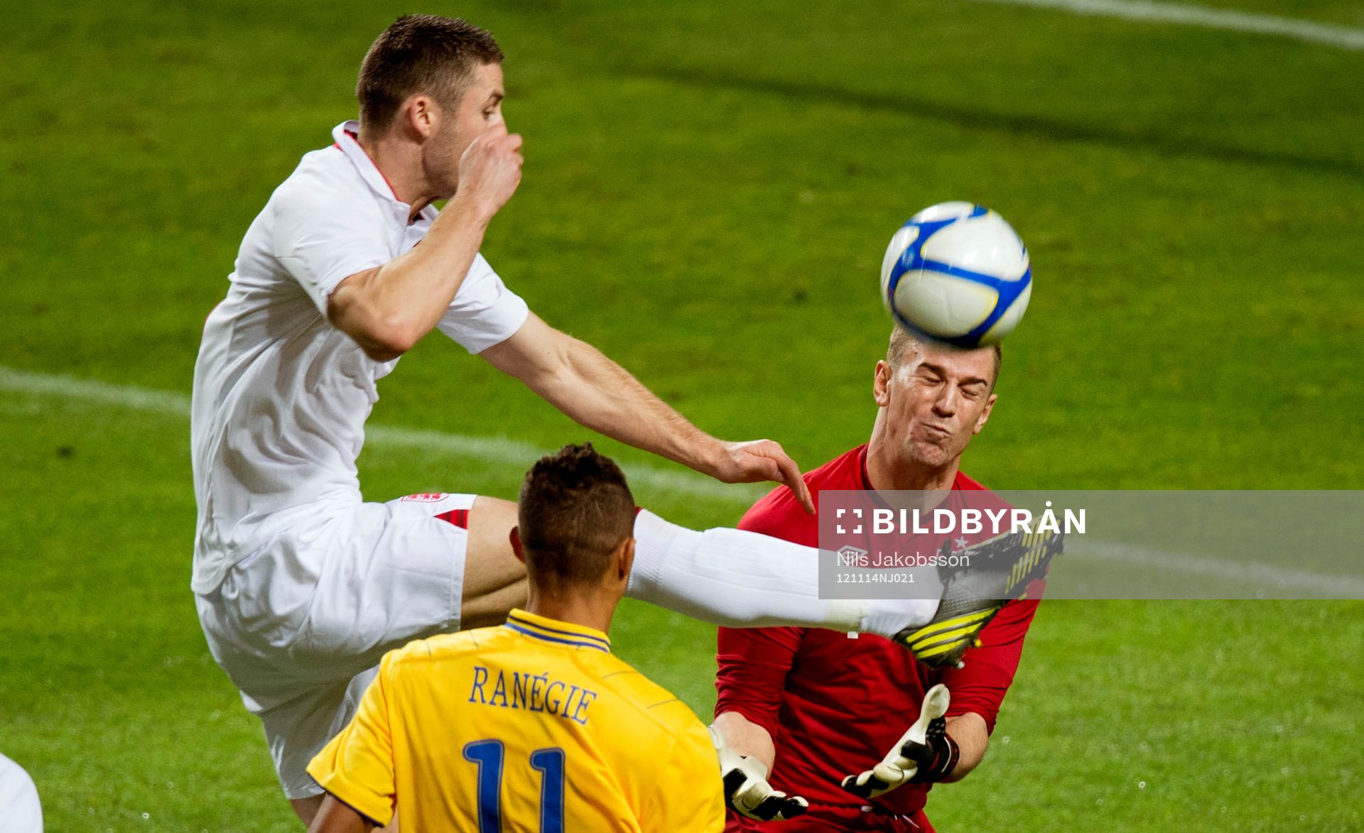 Gary Cahill, Joe Hart, målvakt, England, Mathias Ranégie,