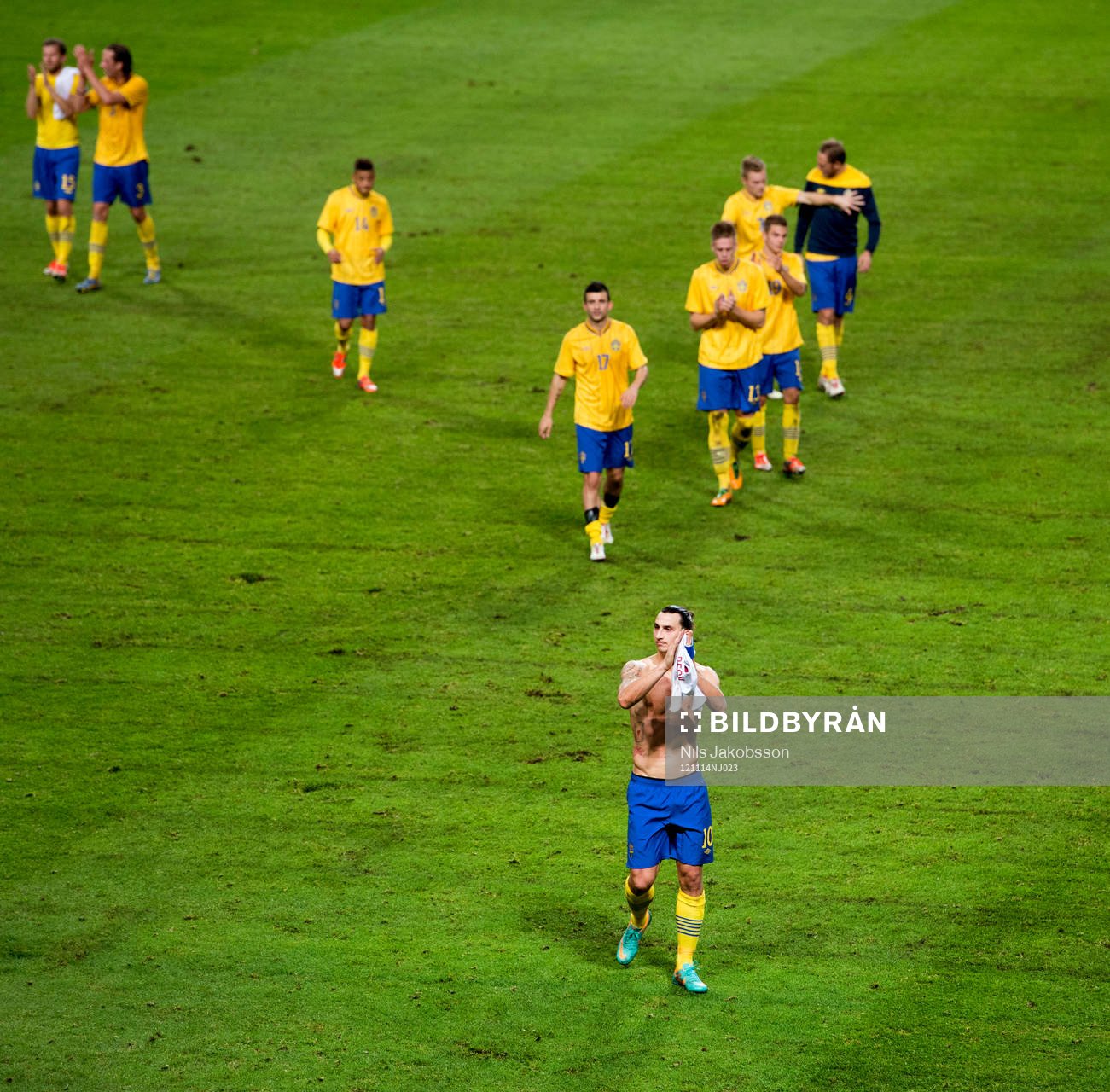 Zlatan Ibrahimovic, Sverige tackar publiken