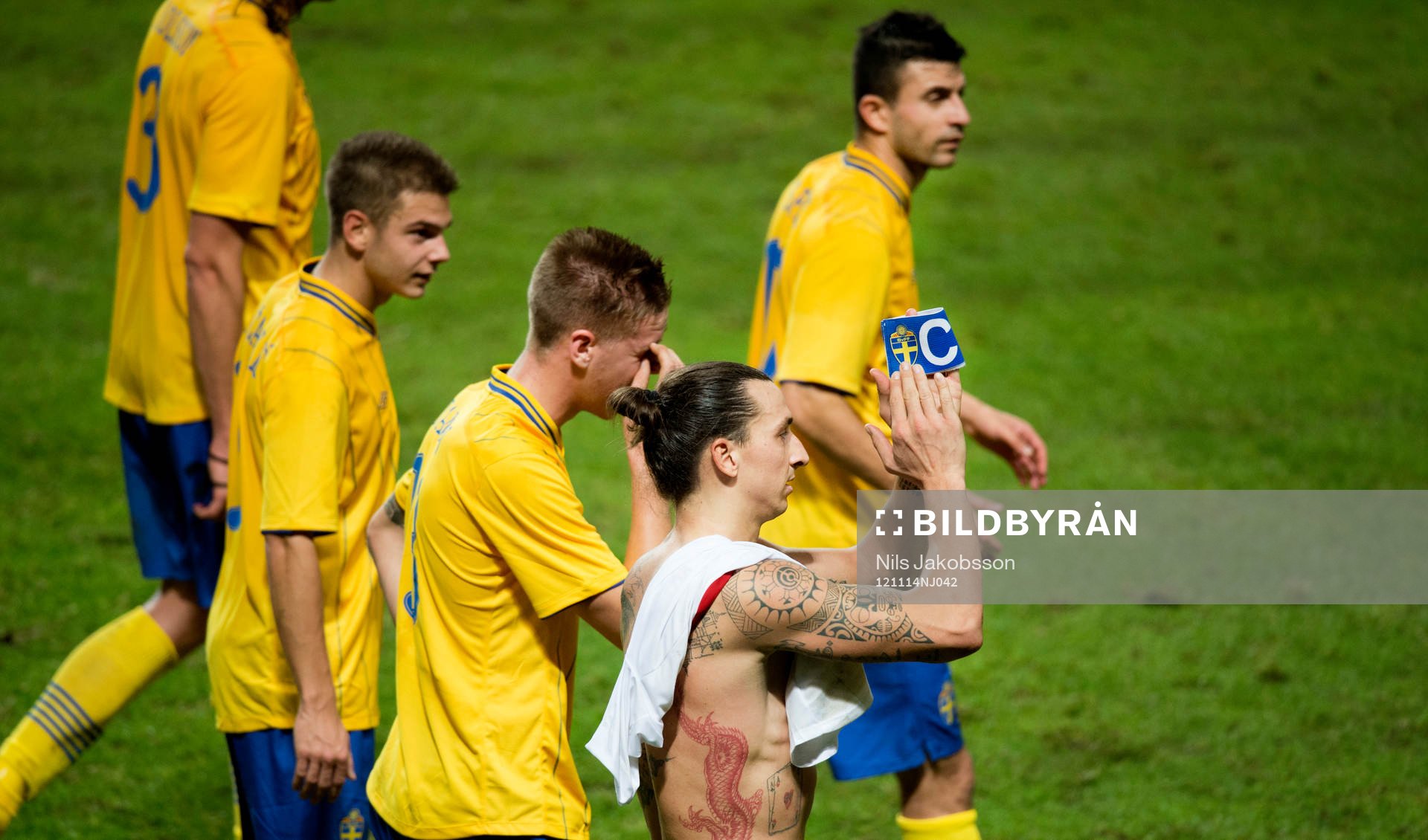 Zlatan Ibrahimovic, och Sverige tackar publiken