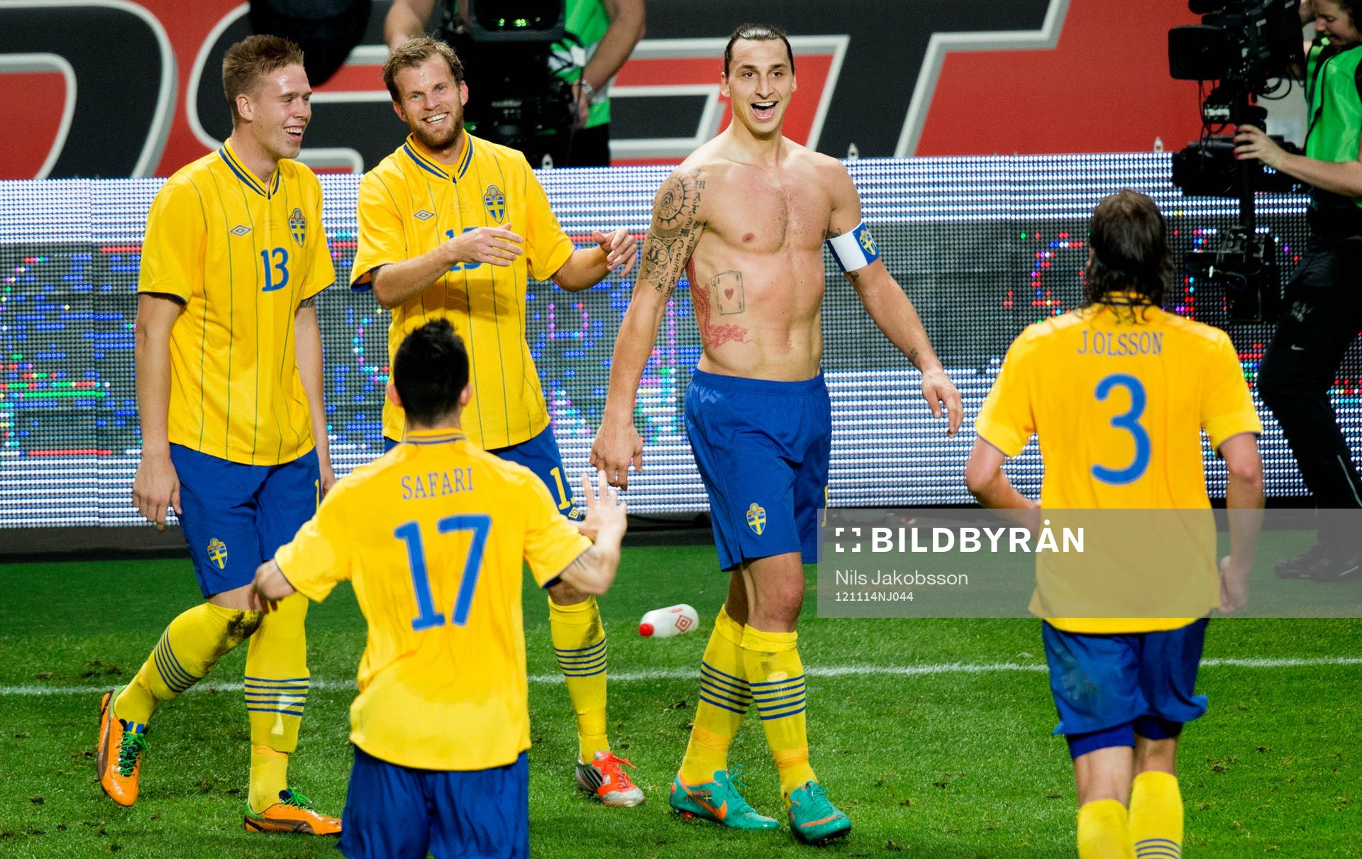 Pontus Jansson, Mikael Antonsson, Zlatan Ibrahimovic,