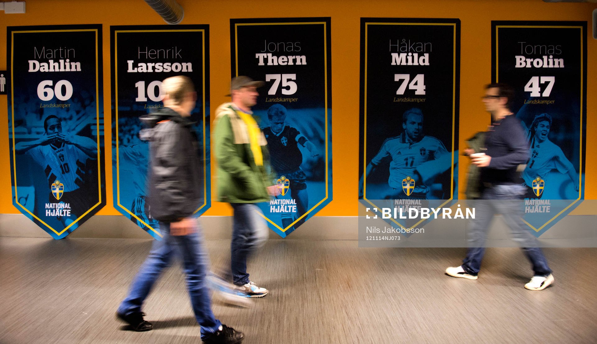 Nationalarenans hospitality klubb 94 där gamla hjältar
