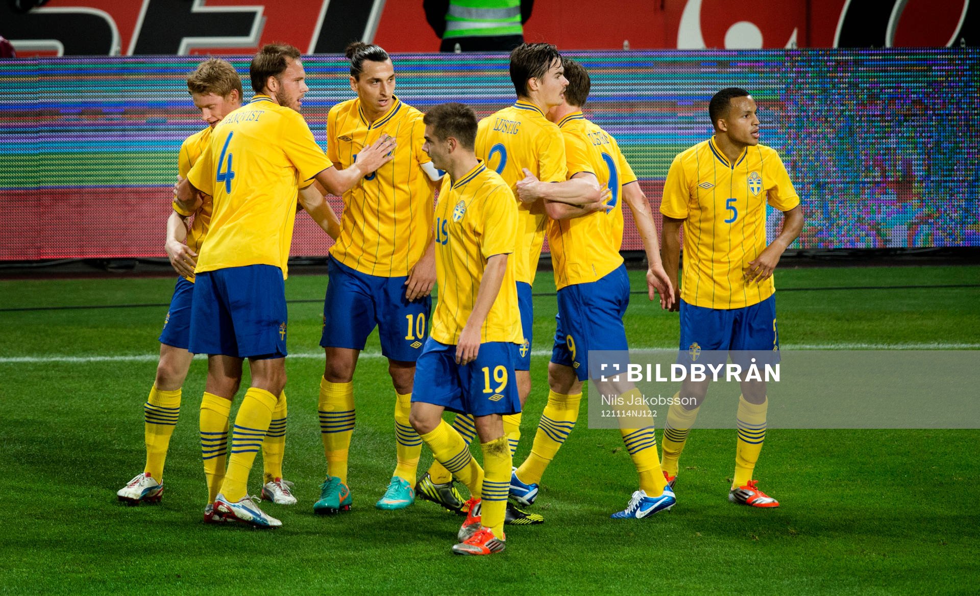 Rasmus Elm, Andreas Granqvist, Zlatan Ibrahimovic,