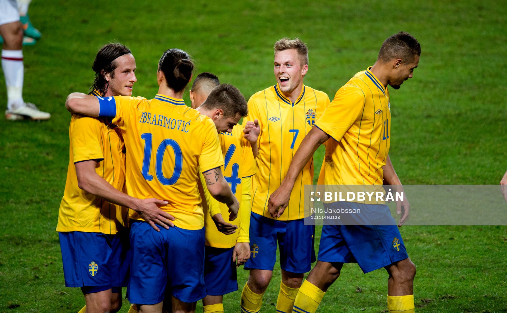 Jonas Olsson, Zlatan Ibrahimovic, Sebastian Larsson,
